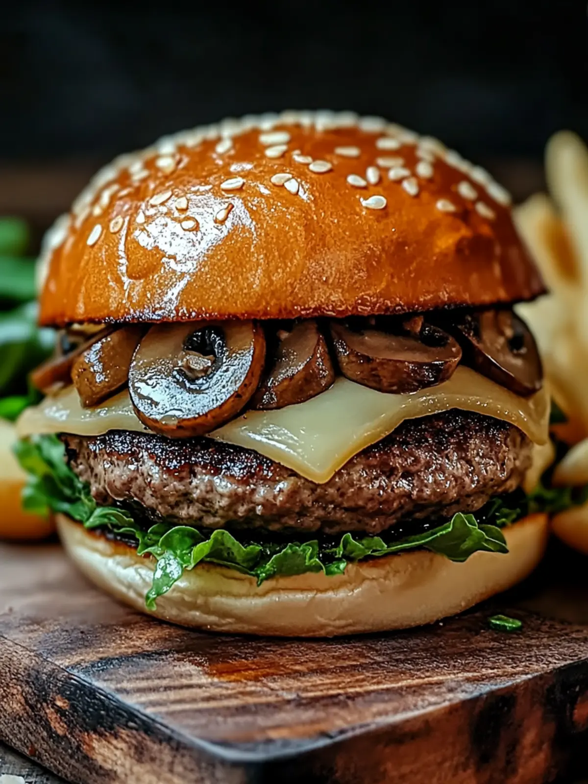 Mouthwatering Mushroom Swiss Burger that Will Wow Your Tastebuds 3 Mushroom Swiss Burger