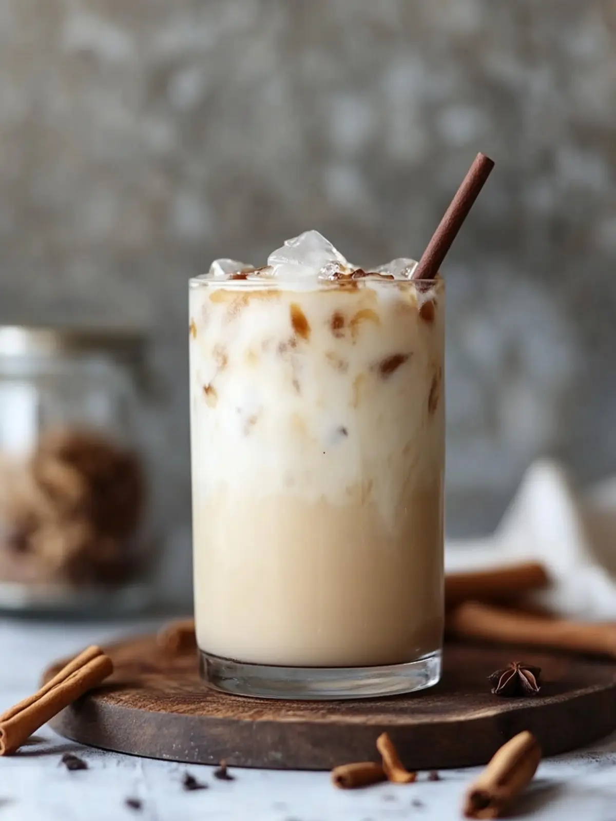 Creamy Vanilla Chai Iced Tea Latte