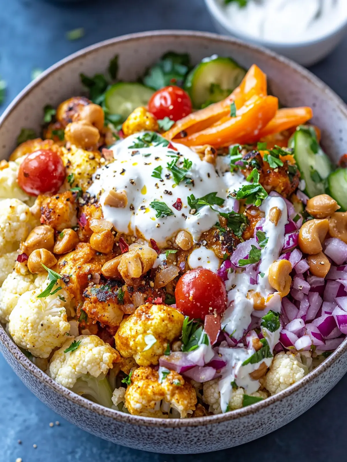 Delicious Cauliflower Shawarma Bowl That Makes Fast Food Look Weak 4 Cauliflower Shawarma Bowl