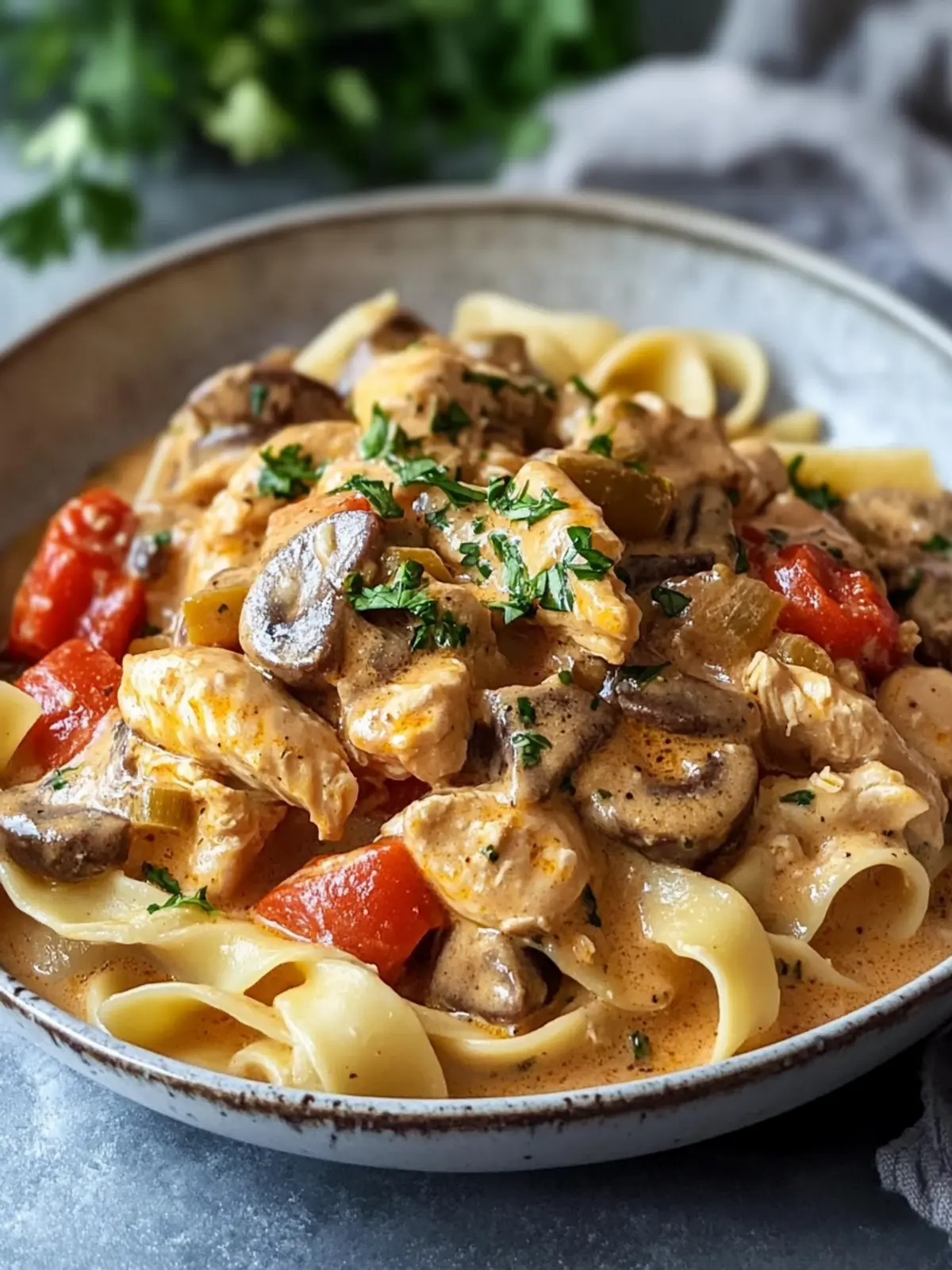 Delicious Chicken Stroganoff with Sweet Paprika Magic 2 Delicious Chicken Stroganoff