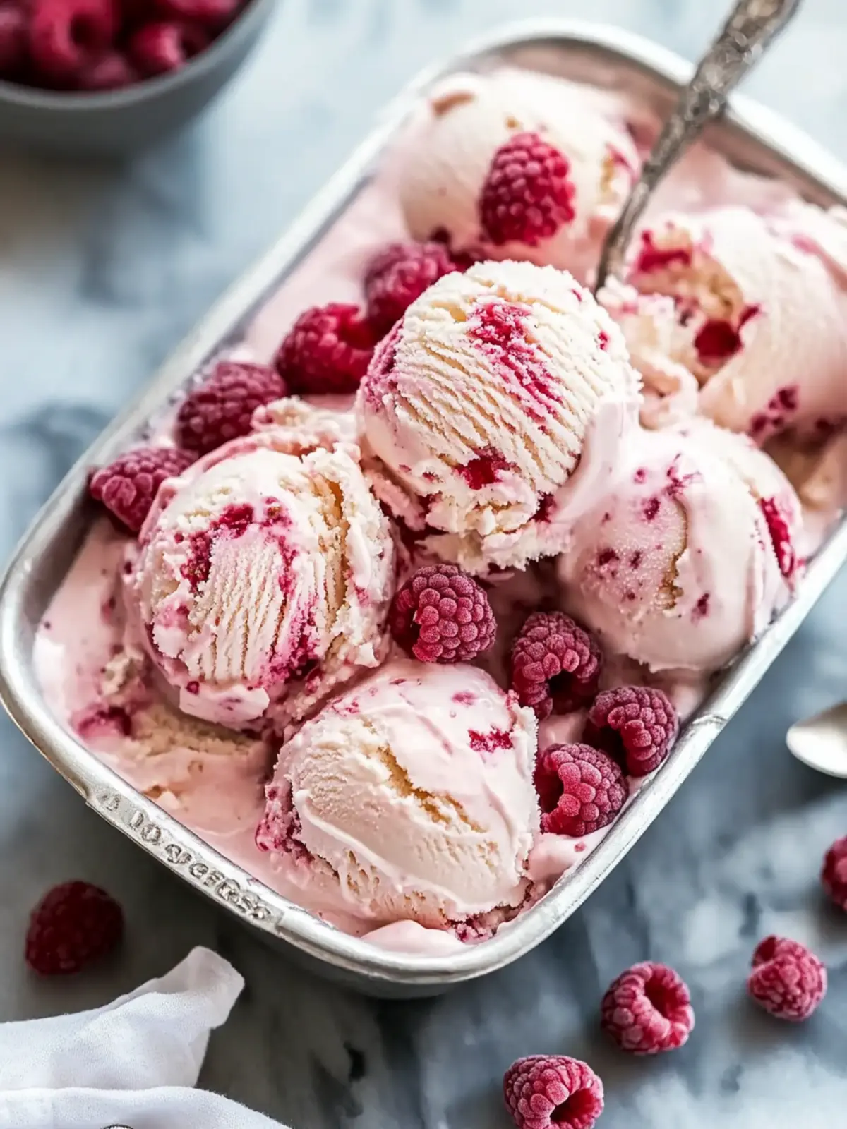 Creamy No-Churn Raspberry Cheesecake Ice Cream Delight 5 Raspberry Cheesecake Ice Cream