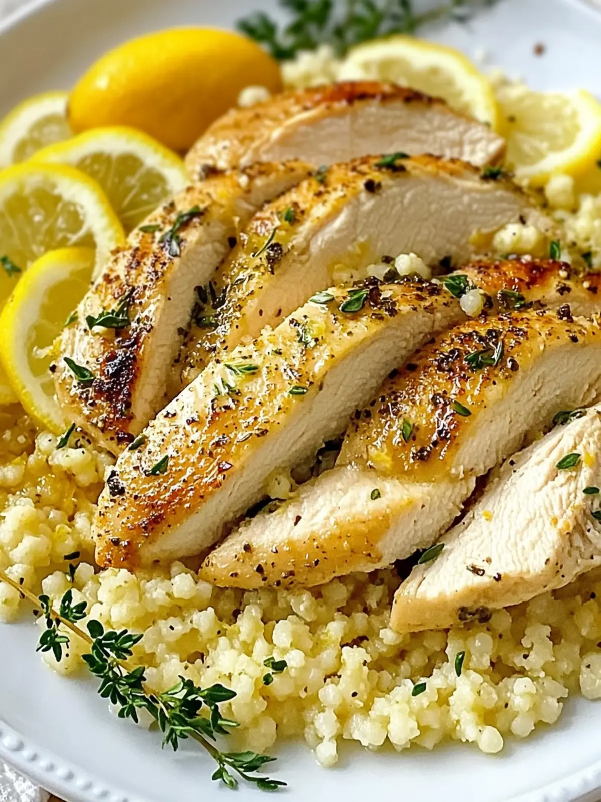 Lemon Herb Chicken Couscous: Quick & Zesty Family Delight 4 Lemon Herb Chicken Couscous