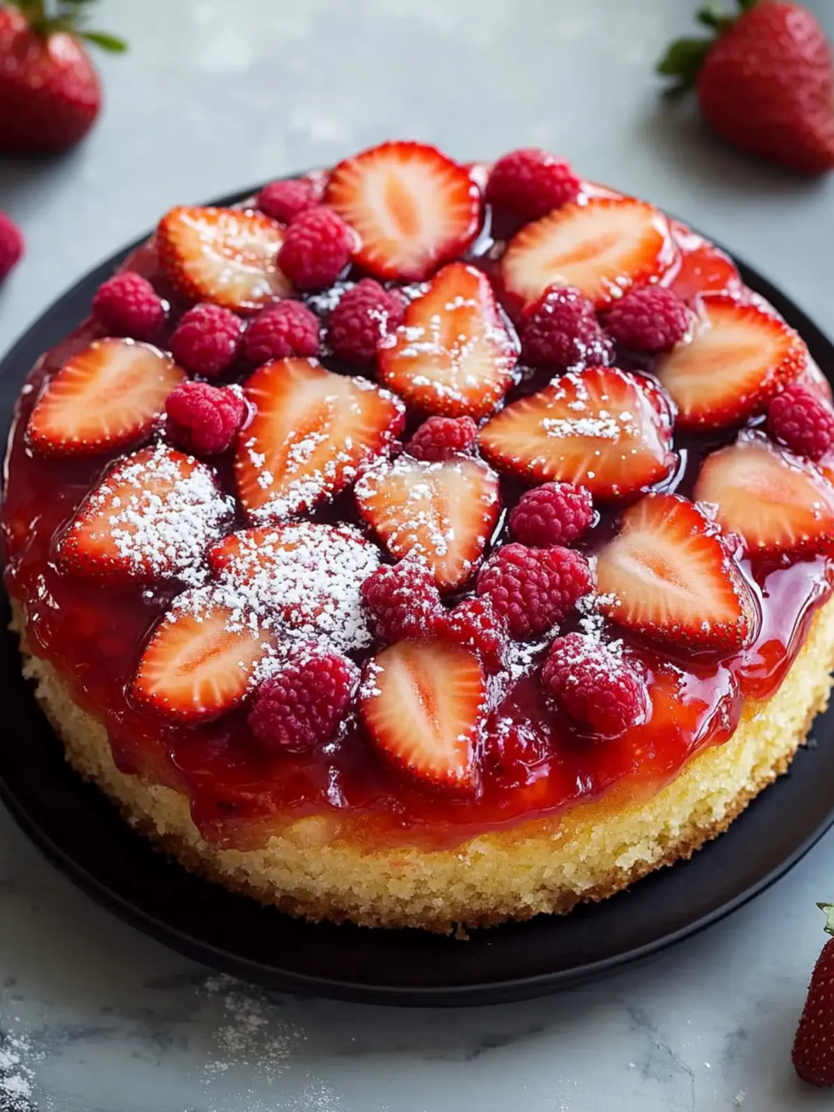 Strawberry Upside Down Cake: Your New Favorite Sweet Treat 4 Strawberry Upside Down Cake