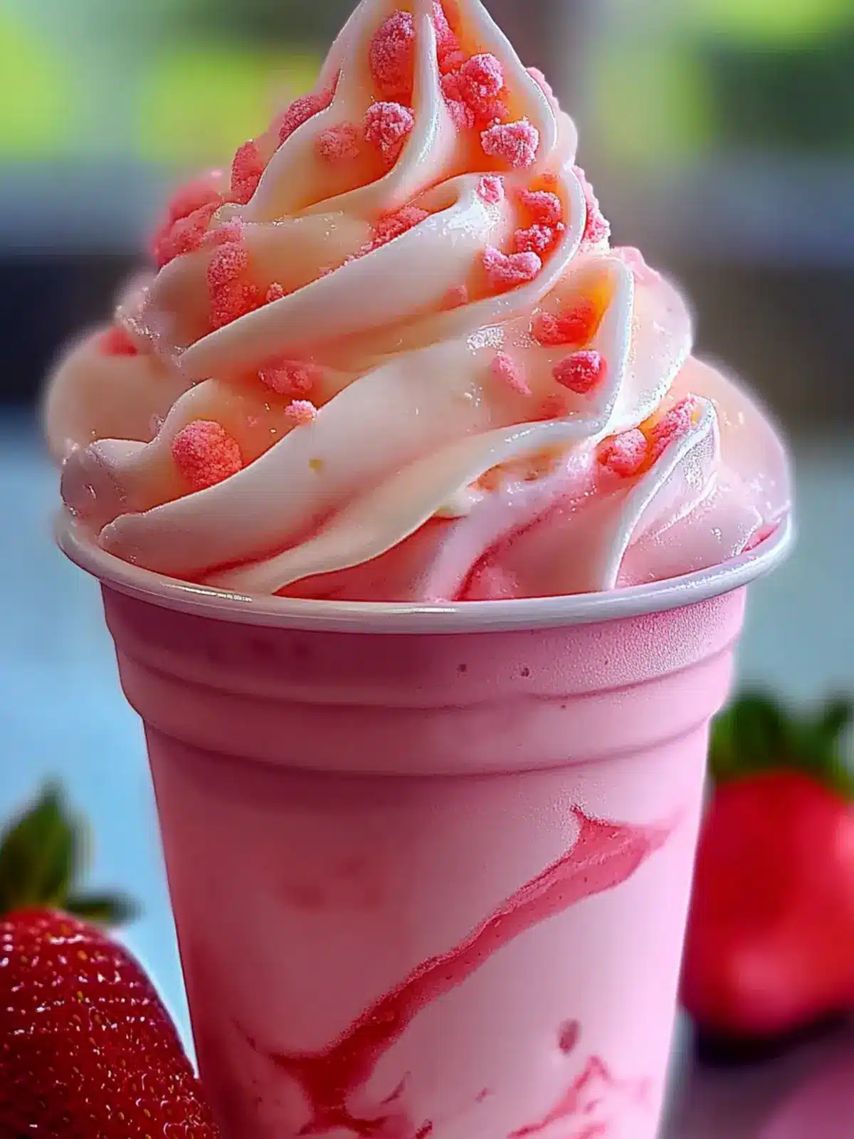 Frozen Strawberry Dole Whip Delight – Your Dairy-Free Escape 3 Frozen Strawberry Dole Whip Delight