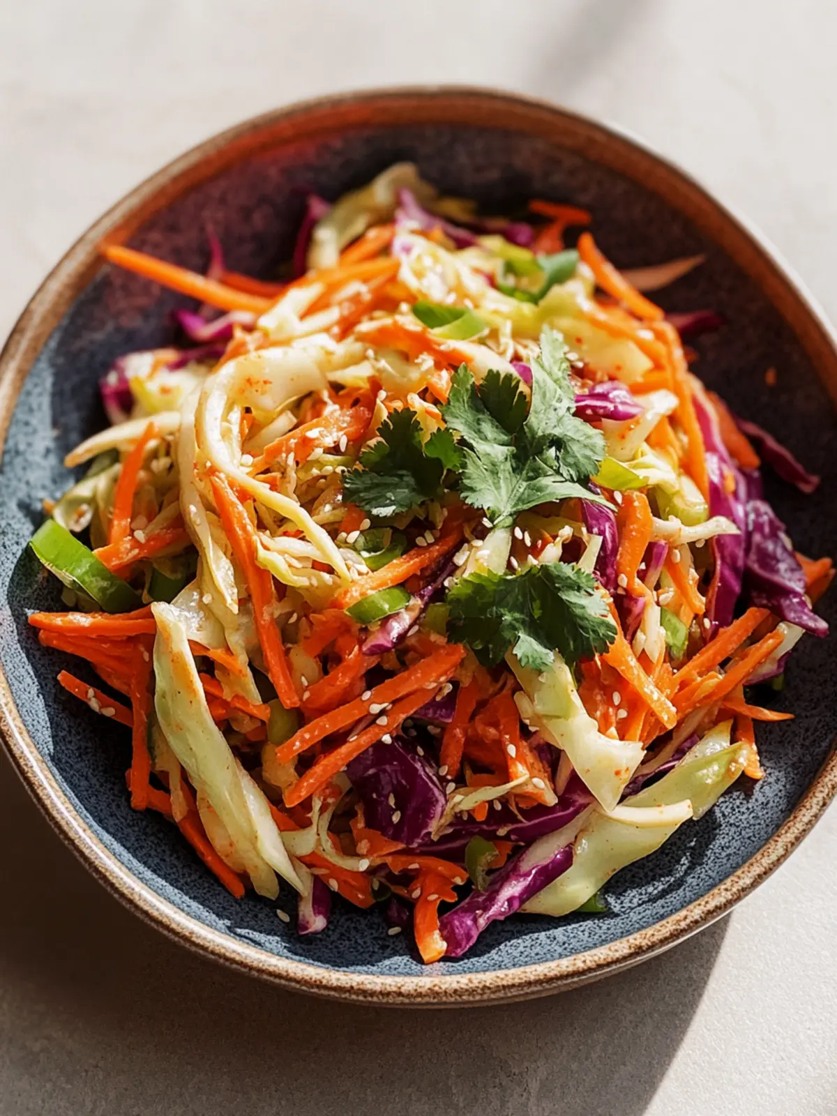 Spicy Korean Cabbage Slaw