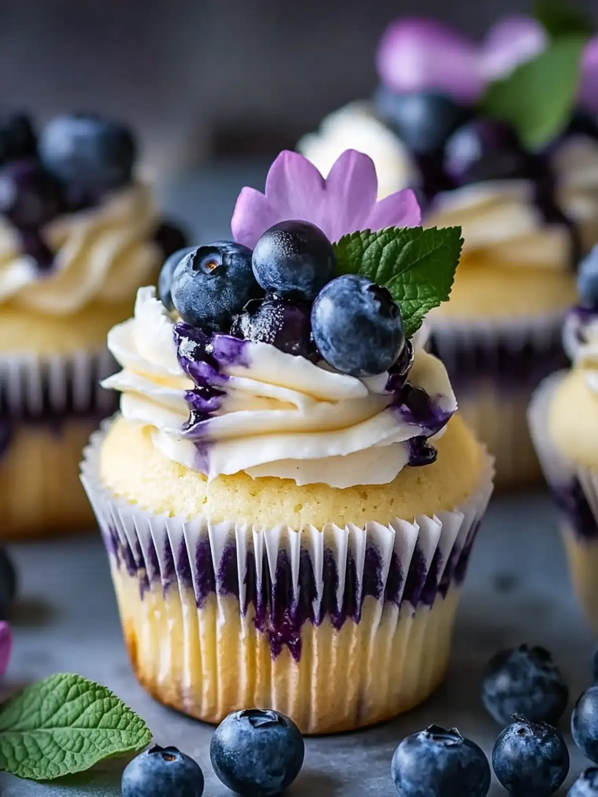 Irresistible White Chocolate Blueberry Cheesecake Cupcakes You’ll Love 5 White Chocolate Blueberry Cheesecake Cupcakes