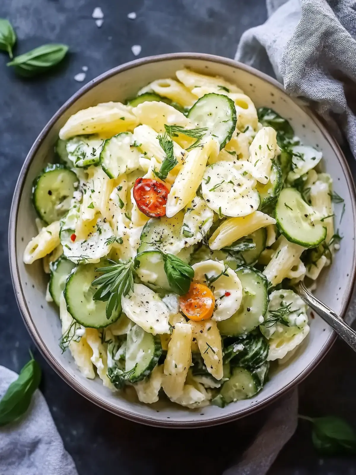 Healthy Cucumber Pasta Salad: Your Summer Refreshment Fix 3 Healthy Cucumber Pasta Salad