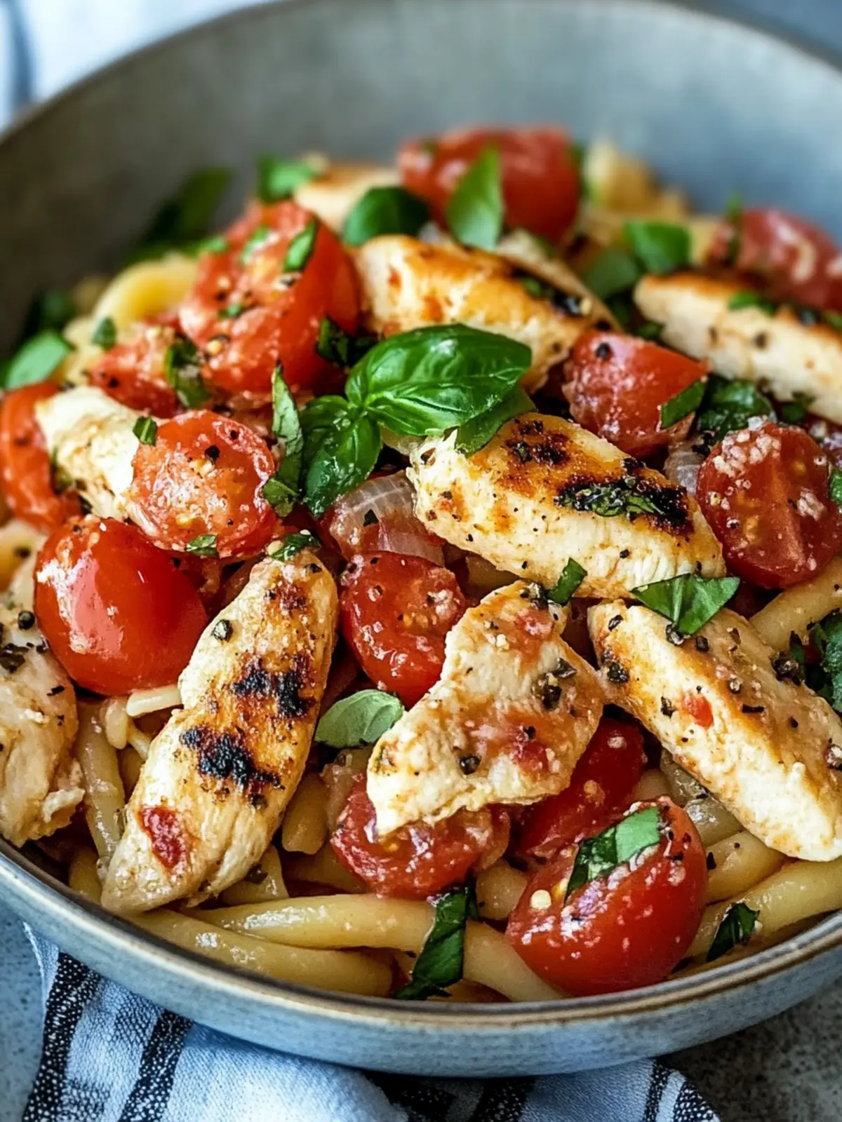 Bruschetta Chicken Pasta: Fresh & Flavorful 30-Minute Meal 4 Bruschetta Chicken Pasta : Fresh & Flavorful