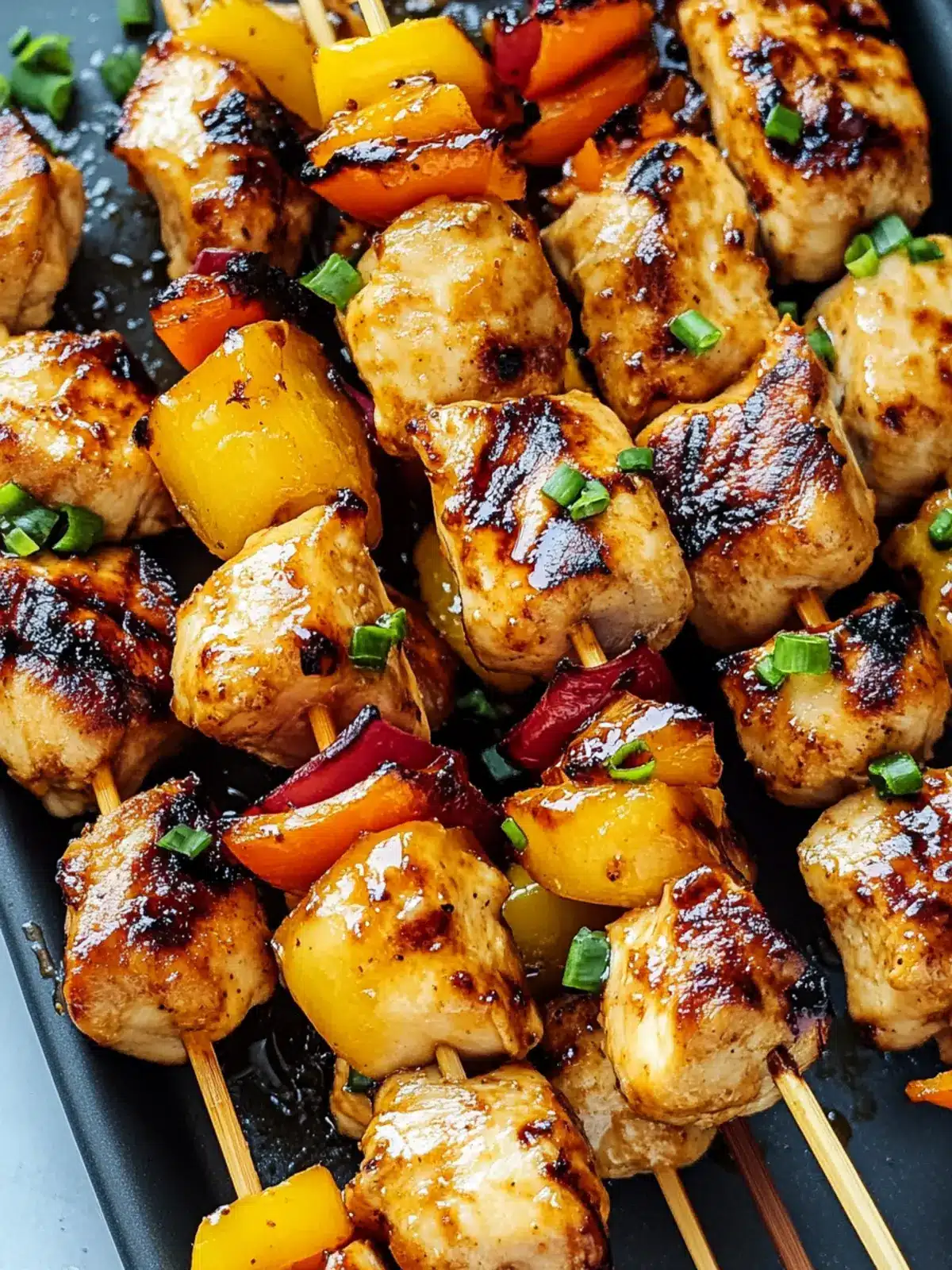 Hawaiian Chicken Skewers: Summer’s Best BBQ Treat 2 Hawaiian Chicken Skewers