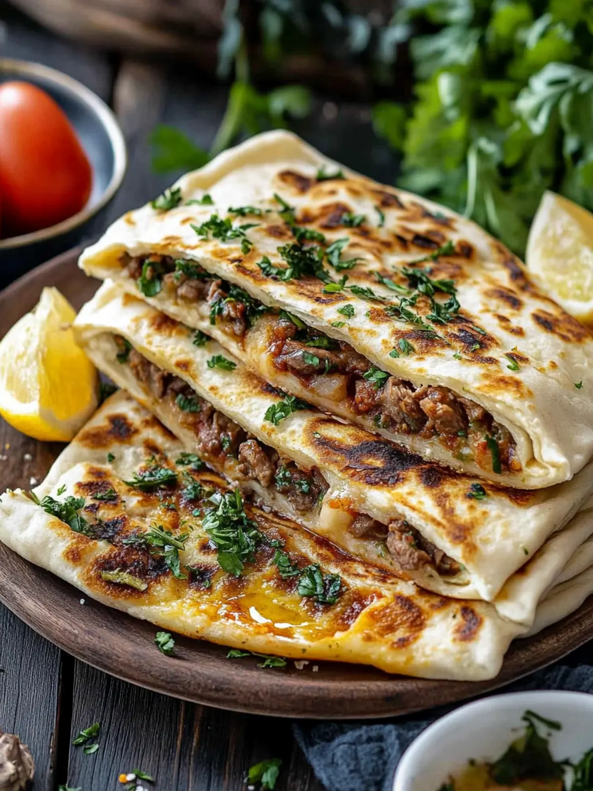 Delicious Turkish Gozleme with Lamb: Your New Family Favorite 2 Turkish Gozleme with Lamb