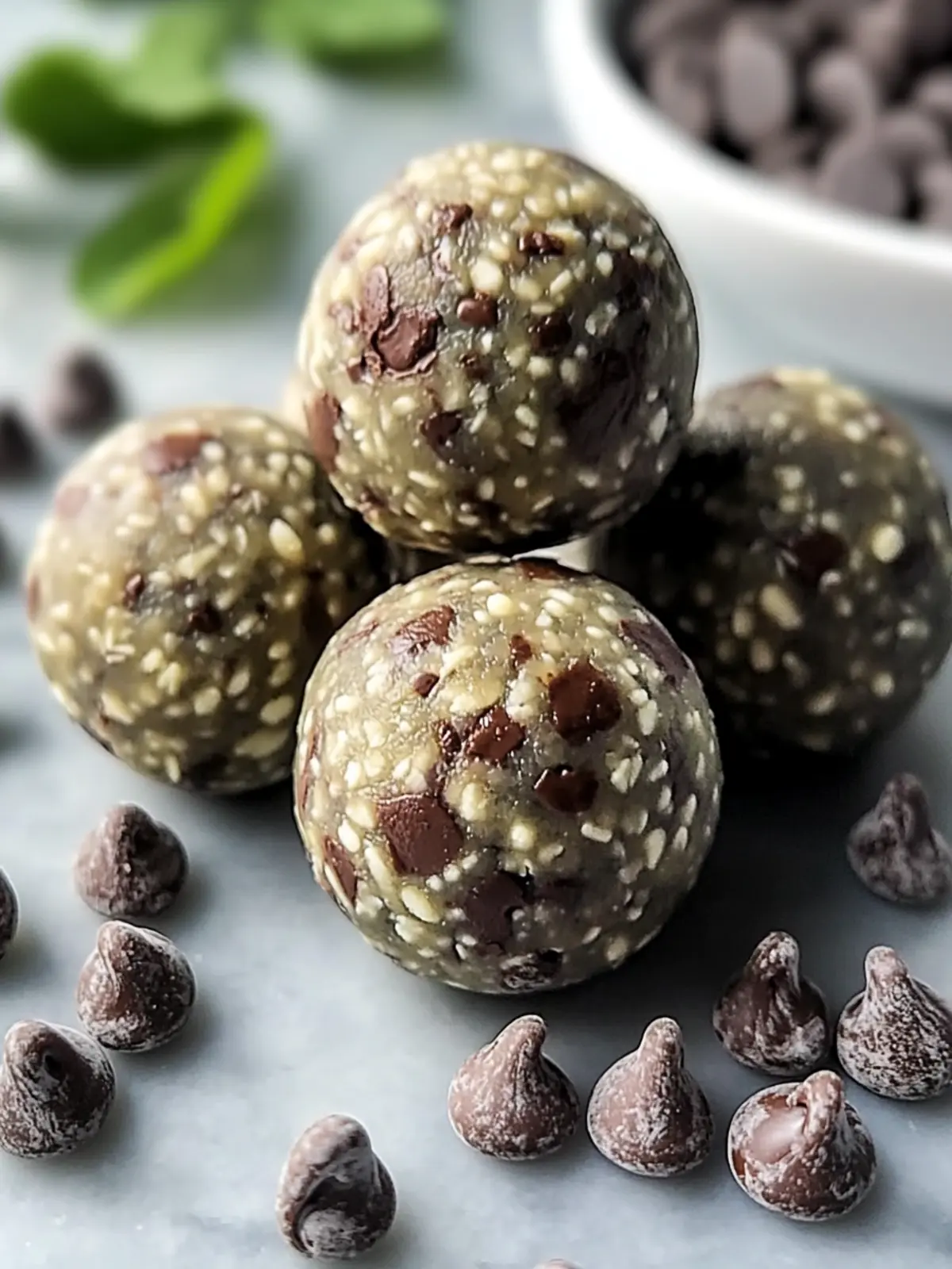 Mint Chocolate Chip Protein Balls for Guilt-Free Indulgence 5 Mint Chocolate Chip Protein Balls