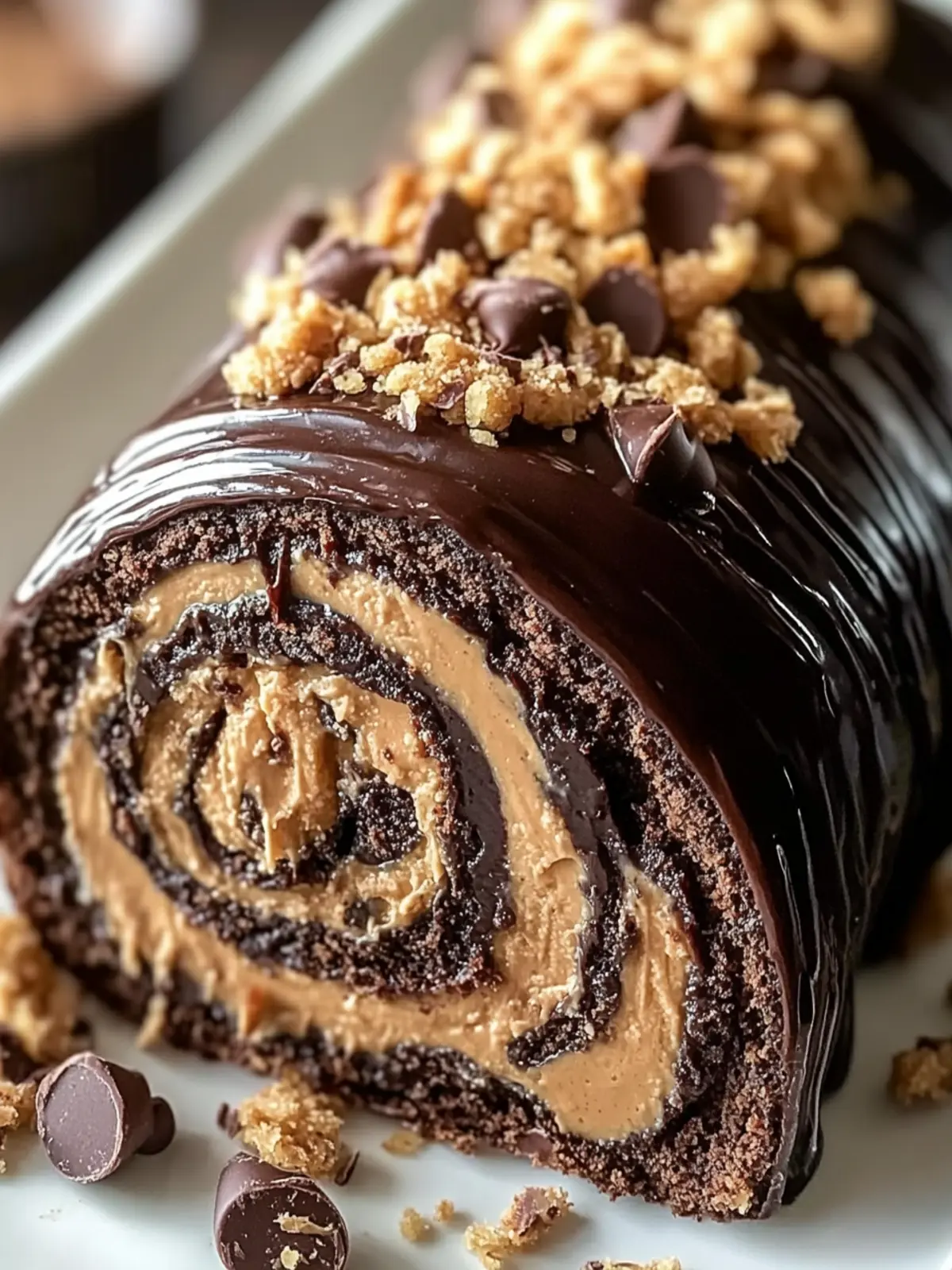 Irresistible Peanut Butter Cup Chocolate Roll You’ll Crave Always 4 Irresistible Peanut Butter Cup Chocolate Roll