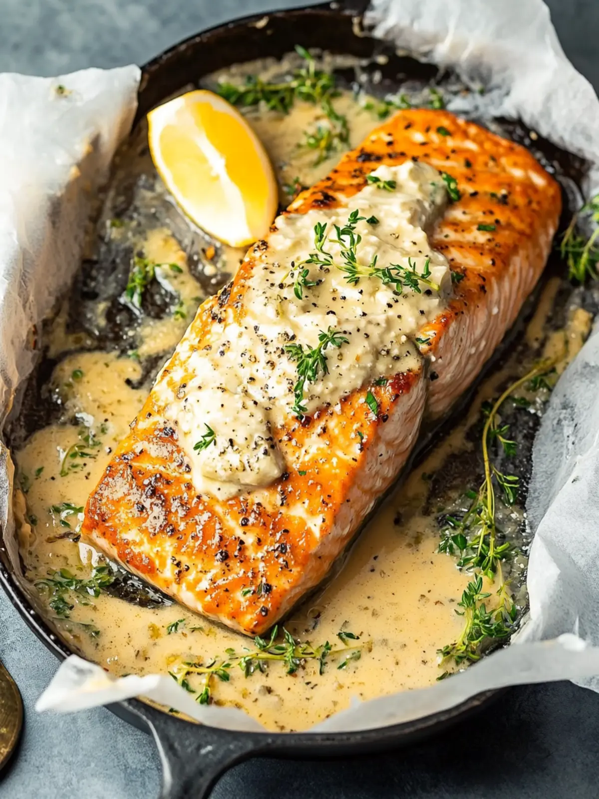 Baked Boursin Salmon: Effortless Elegance in 30 Minutes 2 Baked Boursin Salmon