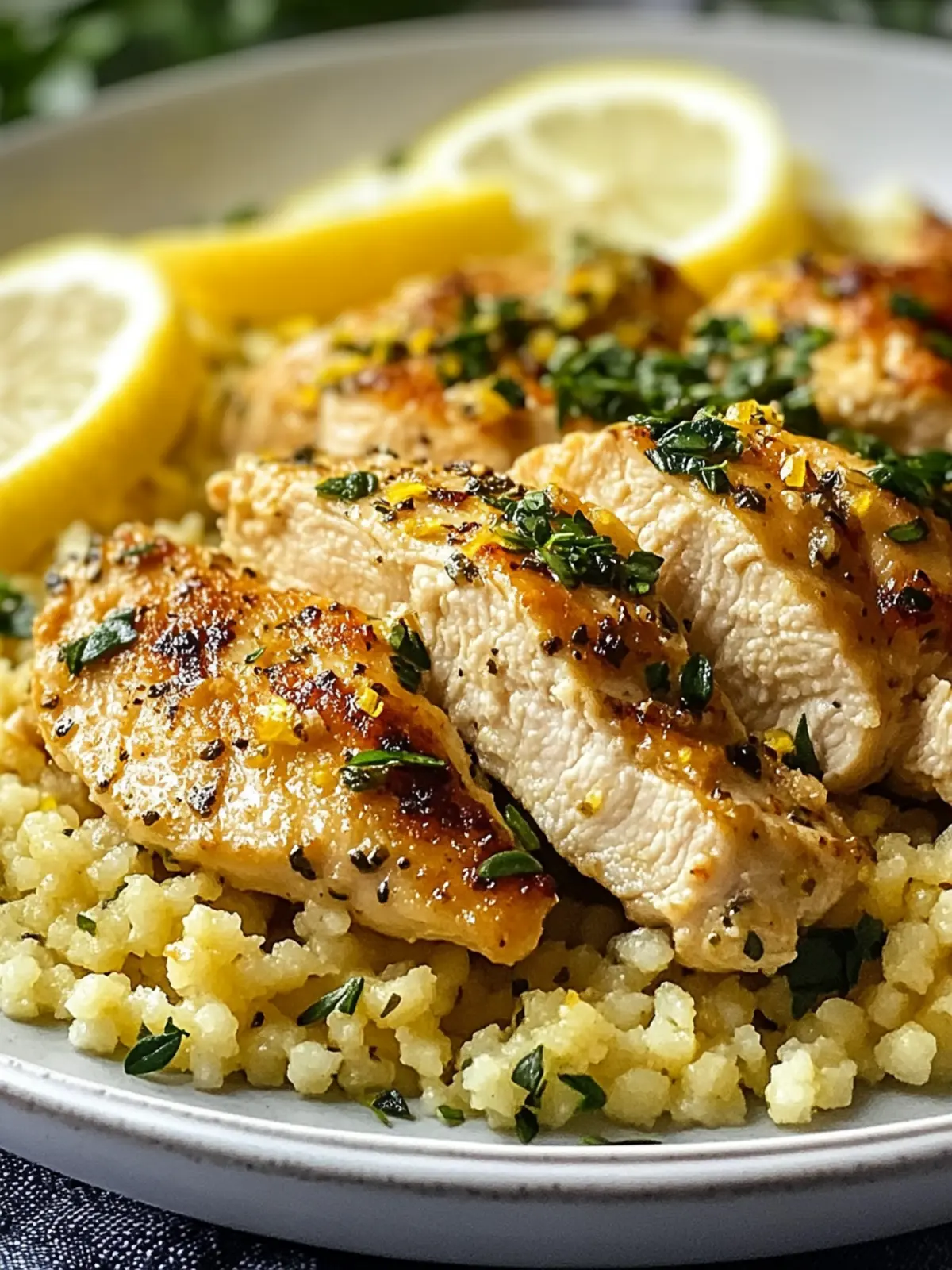 Lemon Herb Chicken Couscous: Quick & Zesty Family Delight 3 Lemon Herb Chicken Couscous