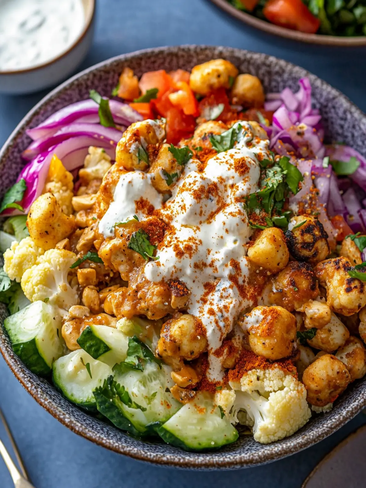 Delicious Cauliflower Shawarma Bowl That Makes Fast Food Look Weak 3 Cauliflower Shawarma Bowl