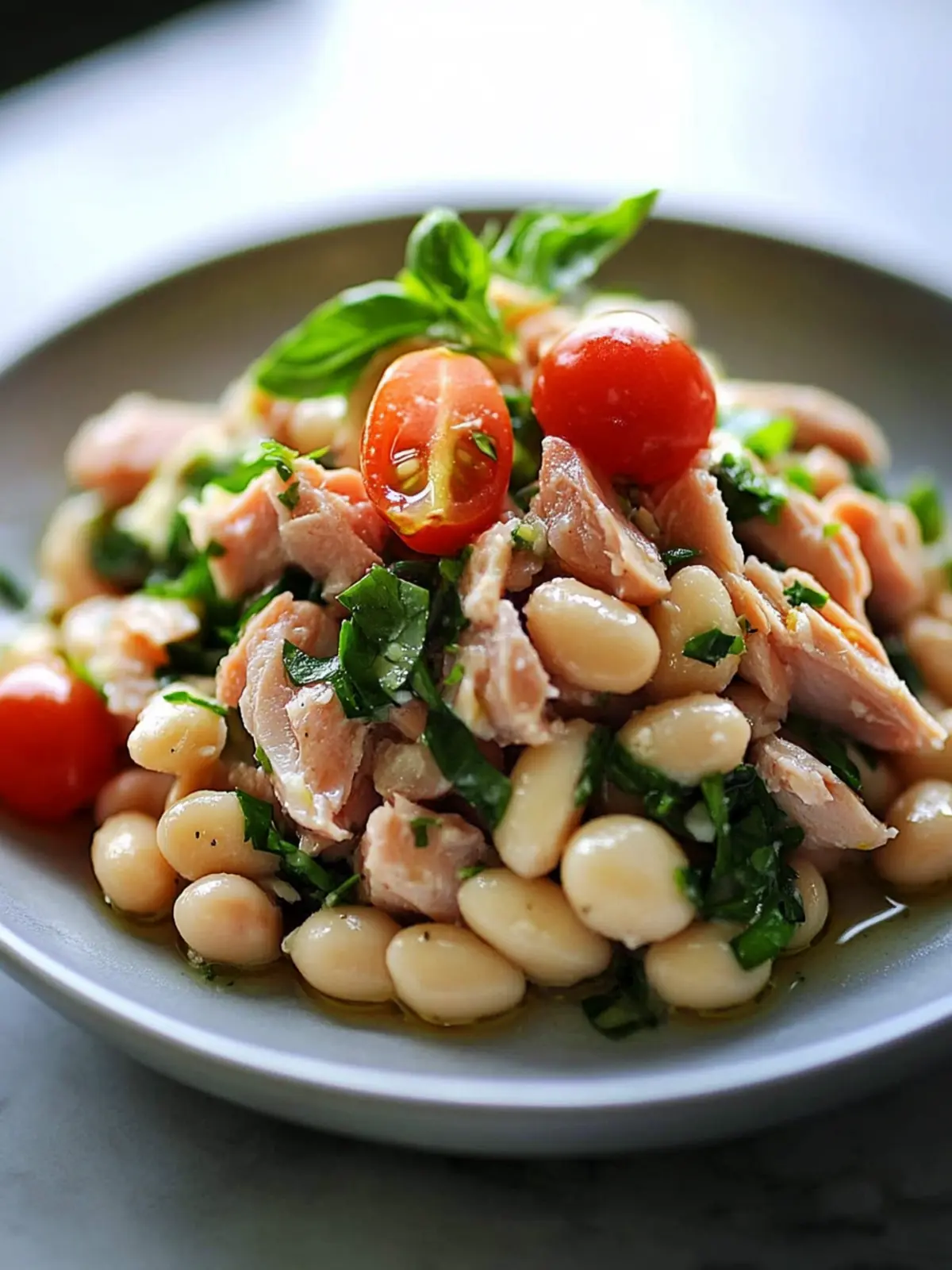 Tuna and White Bean Salad: Quick, Healthy, and Delicious! 3 Tuna and White Bean Salad