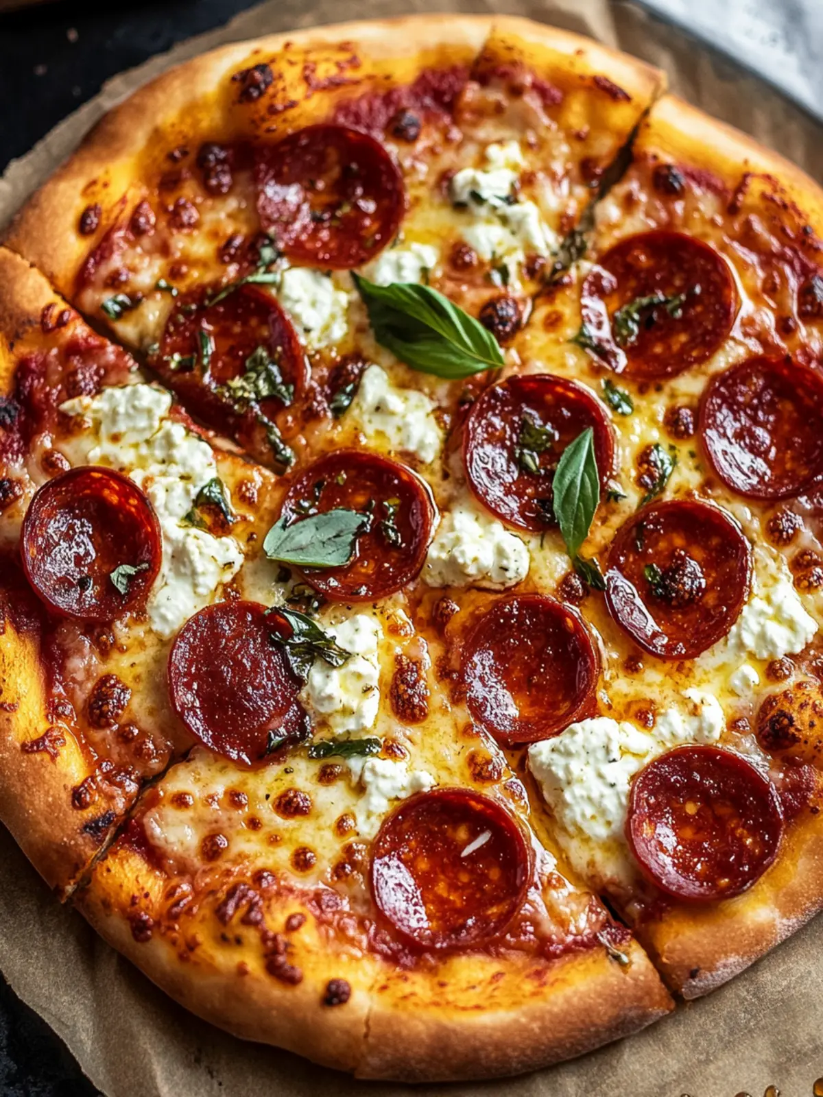 Hot Honey Pepperoni Pizza with Ricotta for Epic Flavor Explosion 2 Hot Honey Pepperoni Pizza with Ricotta