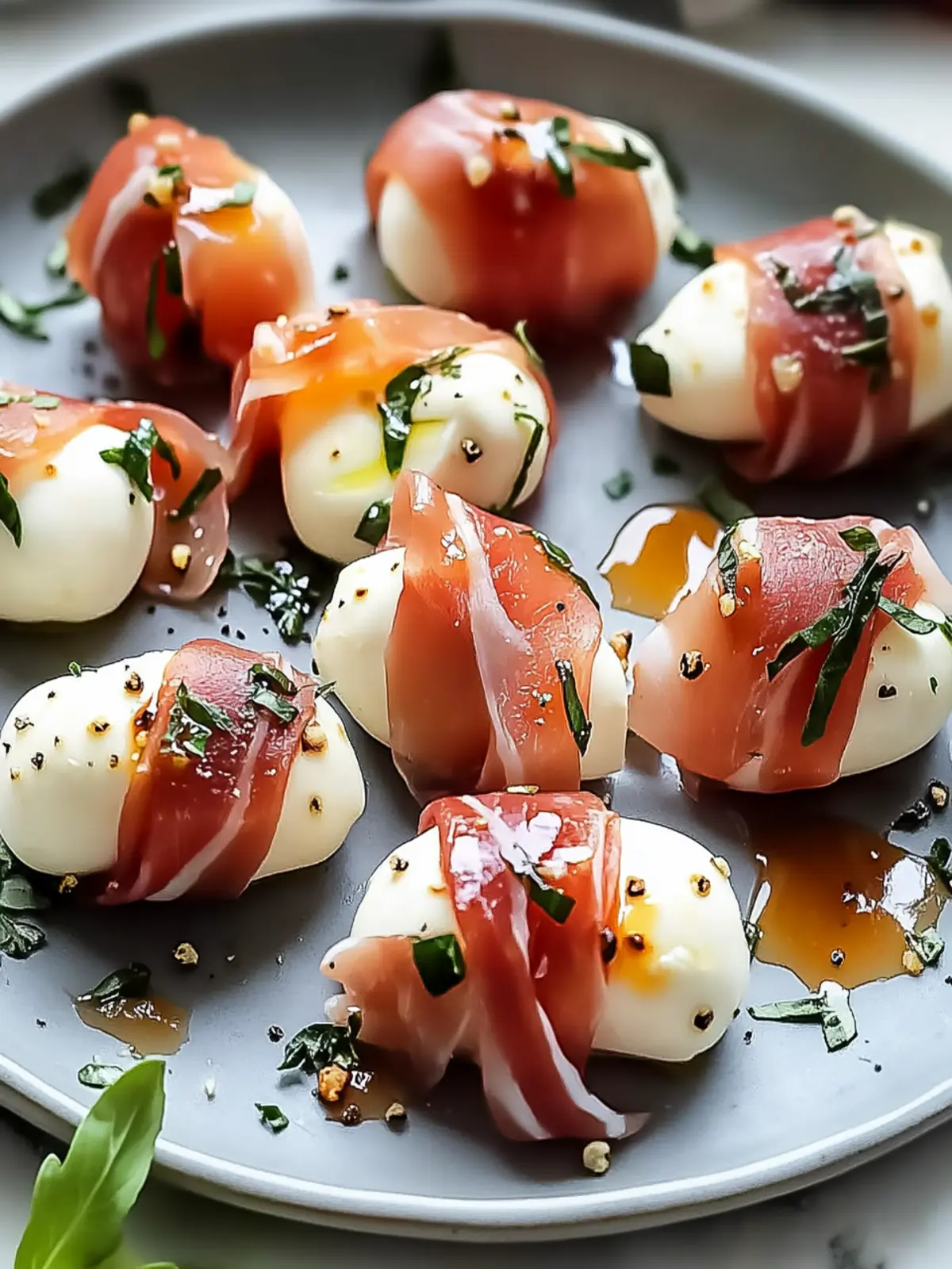 Savory Prosciutto Wrapped Mozzarella Bites for Any Occasion 2 Prosciutto Wrapped Mozzarella Bites