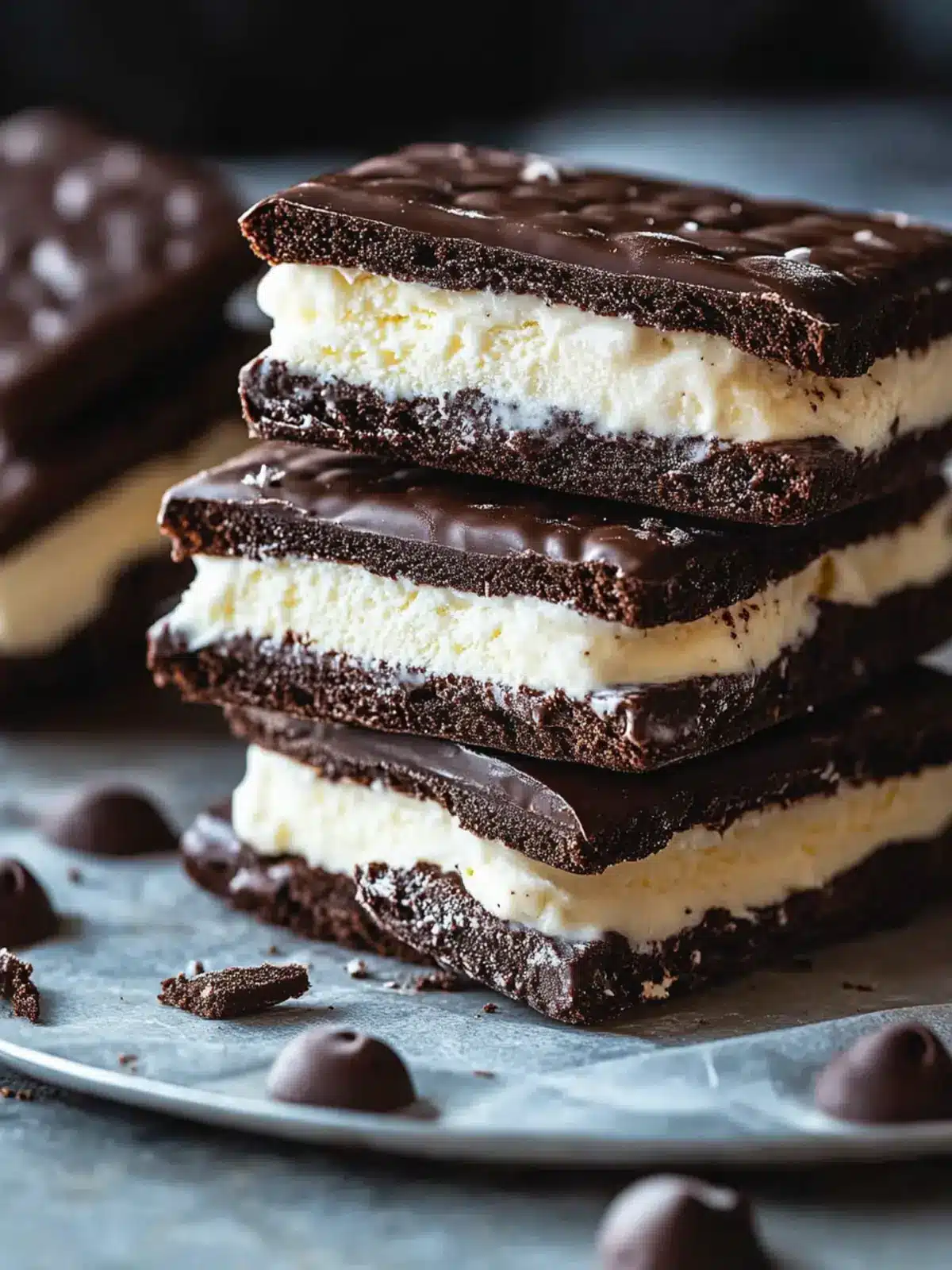 Chocolate Ice Cream Sandwiches: Your New Favorite Dessert Treat 4 Chocolate Ice Cream Sandwiches
