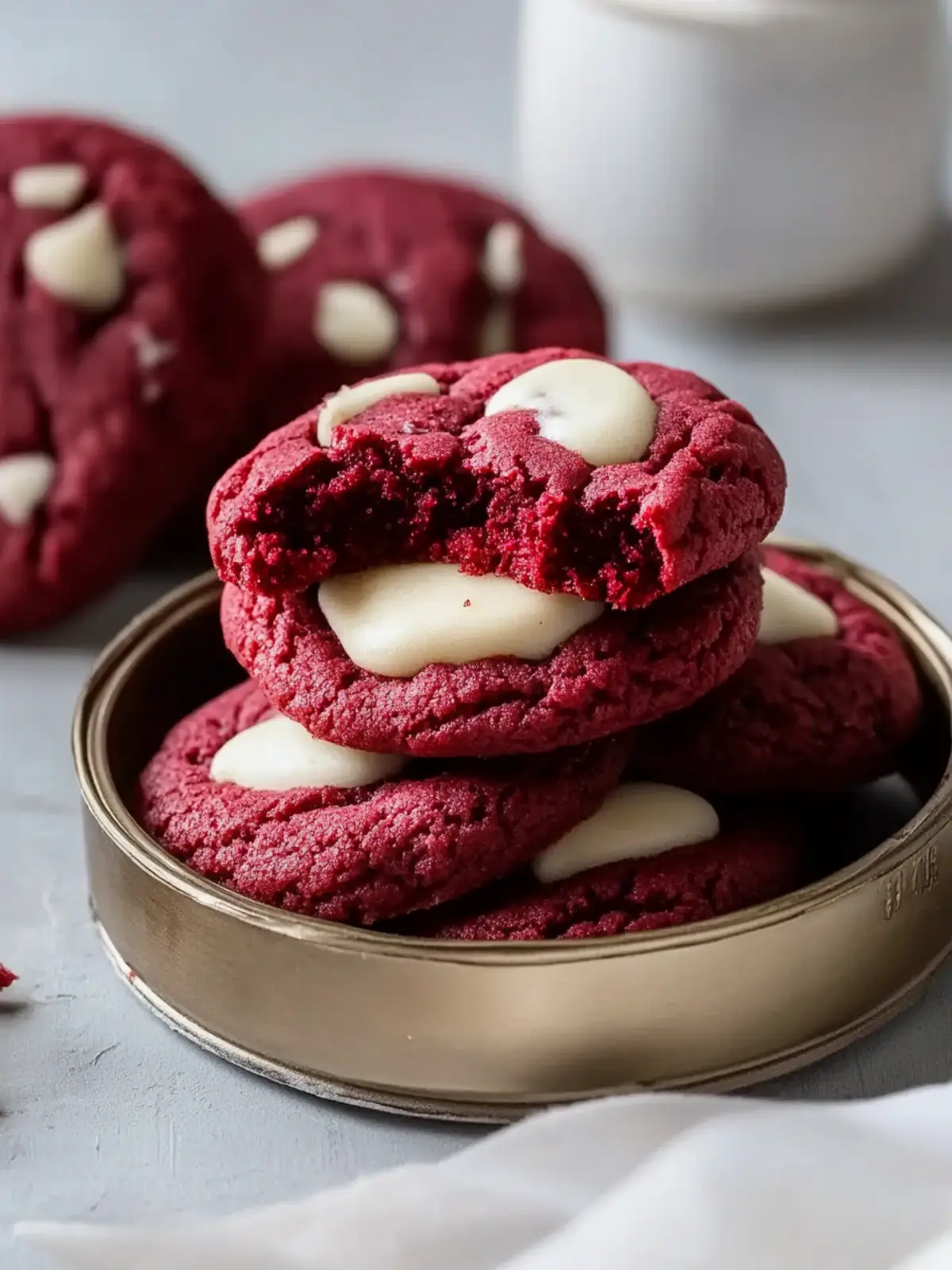 Classic Soft and Chewy Red Velvet Cookies You’ll Crave! 2 Classic Soft and Chewy Red Velvet Cookies