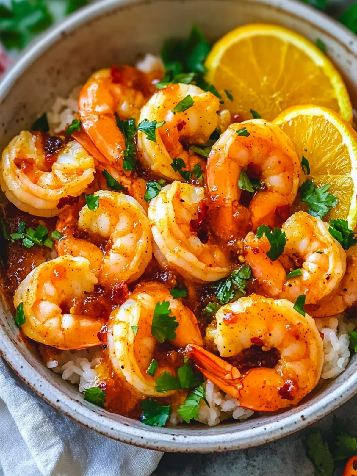 10-Minute Orange Chili Shrimp Bowl for a Bold Flavor Boost 5 Orange Chili Shrimp Bowl