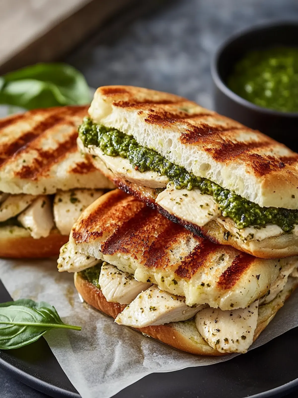 Delicious Chicken Pesto Sandwiches Recipe You’ll Crave Daily 4 Chicken Pesto Sandwiches Recipe