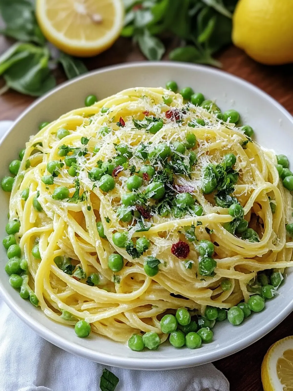 Fresh Spring Pea and Lemon Pasta: A Zesty Dinner Delight 2 Fresh Spring Pea and Lemon Pasta
