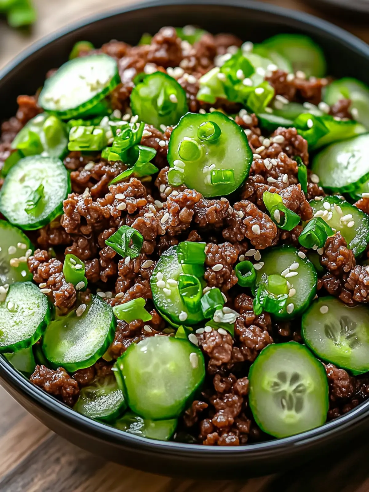 Irresistible Spicy Keto Korean Ground Beef & Cucumber Salad Delight 5 Irresistible Spicy Keto Korean Ground Beef & Cucumber Salad