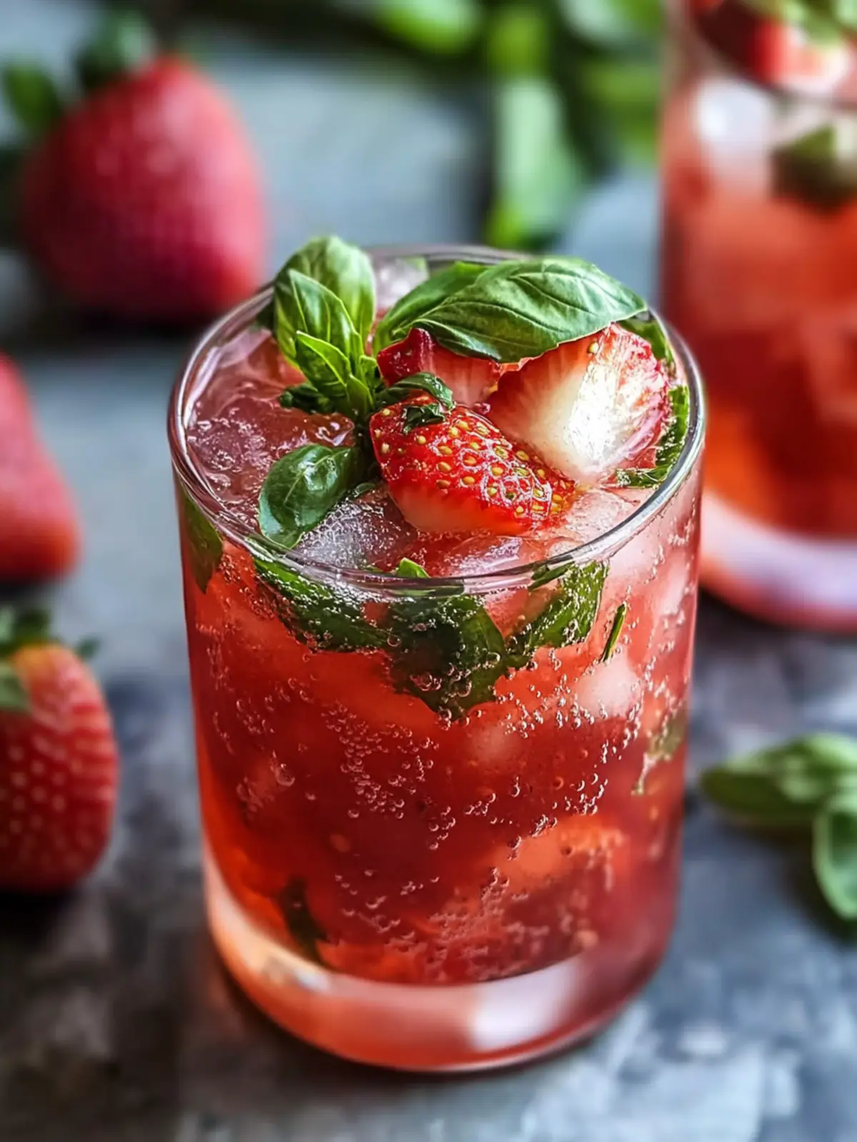 Refreshing Strawberry Basil Smash Cocktail Recipe for Summer Fun 3 Refreshing Strawberry Basil Smash Cocktail Recipe Easy Homemade Summer Drink