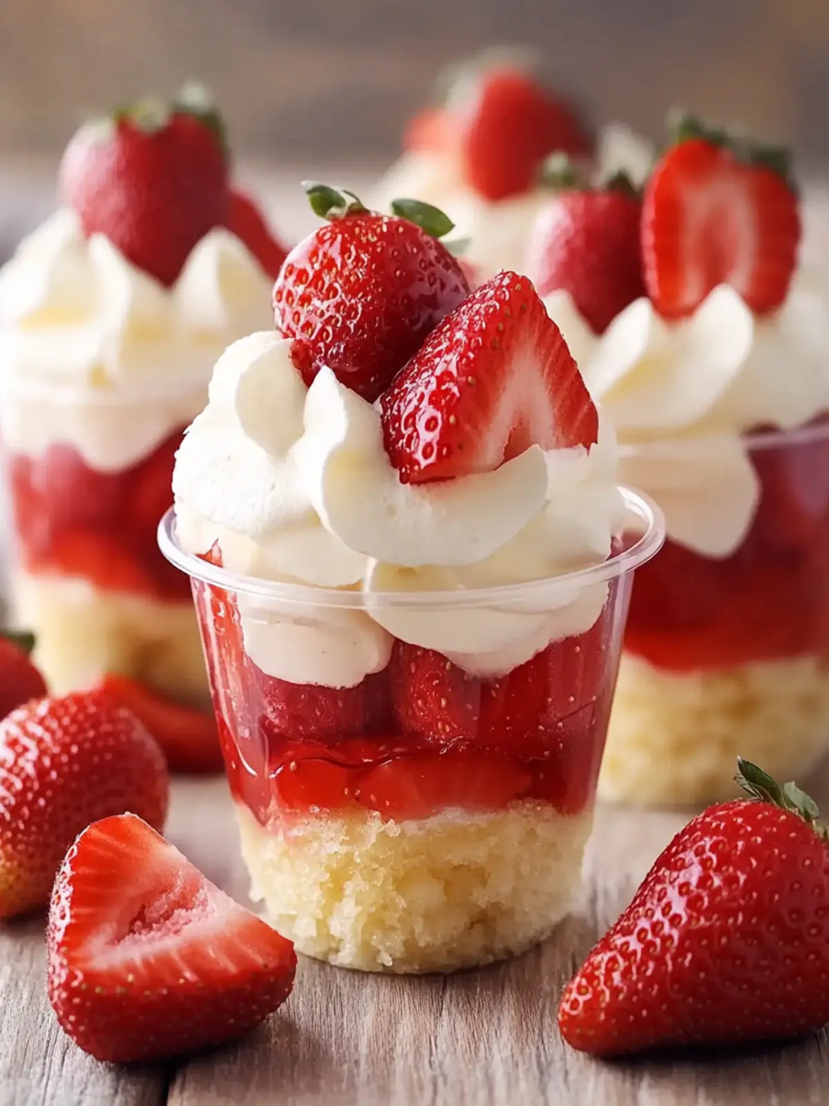 Indulgent Strawberry Shortcake Dessert Cups: No-Bake Bliss 5 Indulgent Strawberry Shortcake Dessert Cups: A Sweet Delight