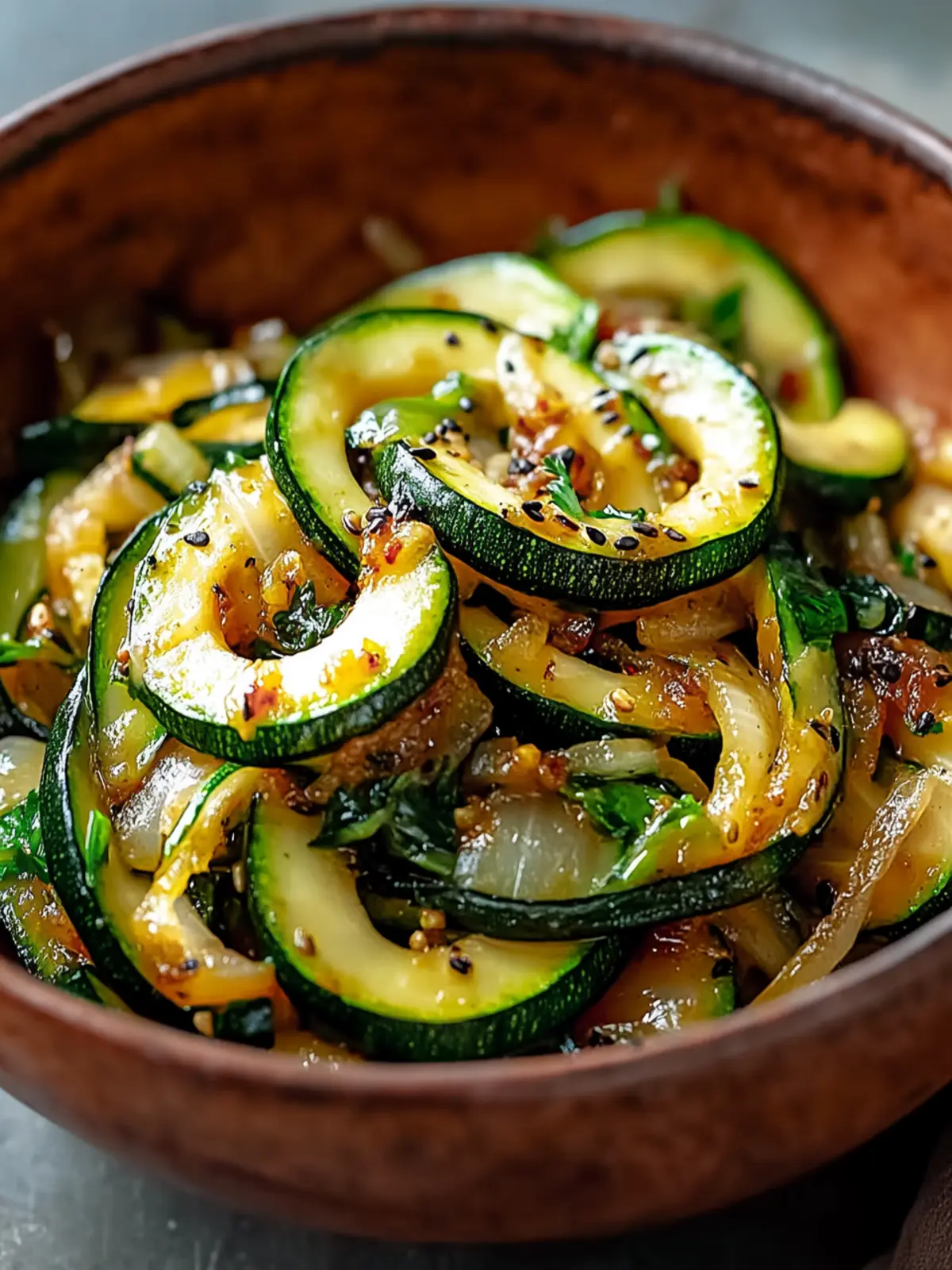 Quick & Delicious Japanese Zucchini & Onion Stir-Fry Recipe 2 Japanese Zucchini & Onion Stir-Fry