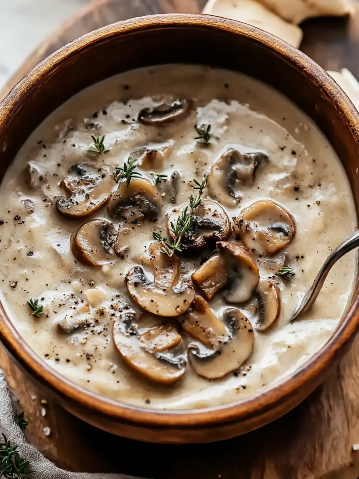 Savory Creamy Mushroom Gravy: A Comfort Food Classic! 4 Creamy Mushroom Gravy
