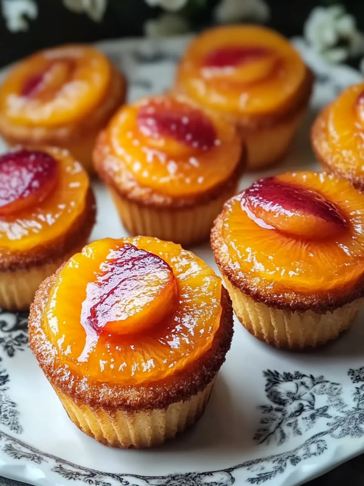 Peach Upside Down Cupcakes: A Juicy Summer Delight 5 Peach Upside Down Cupcakes