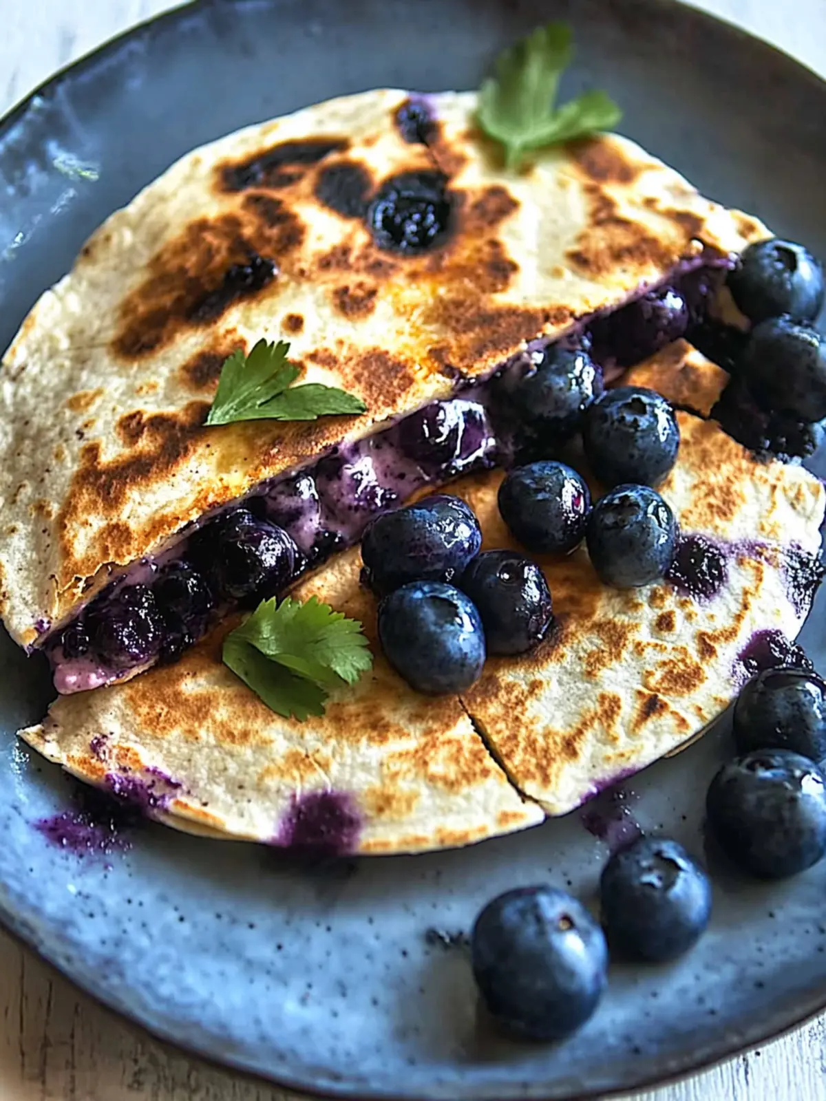 Delicious Blueberry Breakfast Quesadilla in Just 6 Minutes 2 Blueberry Breakfast Quesadilla