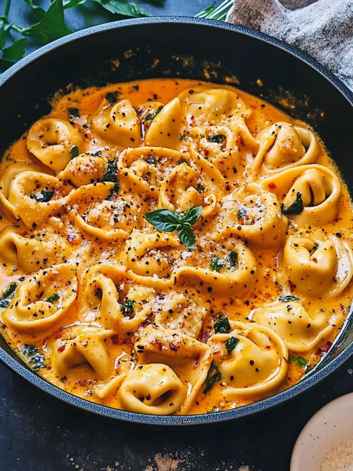 One-Pot Spicy Garlic Butter Chicken Tortellini for Cozy Nights 3 One-Pot Spicy Garlic Butter Chicken Tortellini