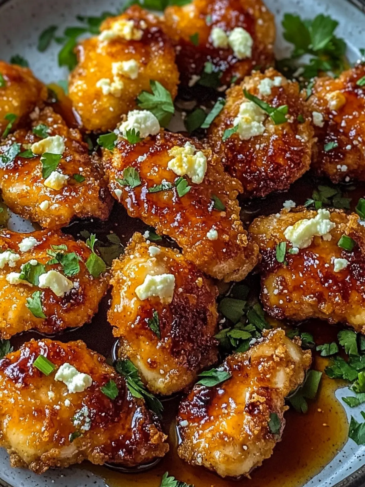 Crispy Hot Honey Feta Chicken: A Flavor Explosion Awaits 3 Crispy Hot Honey Feta Chicken
