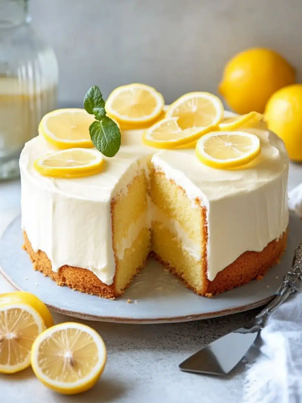 Lemon Cream Cheese Cake That's Easy and Irresistibly Tangy 4 Lemon Cream Cheese Cake