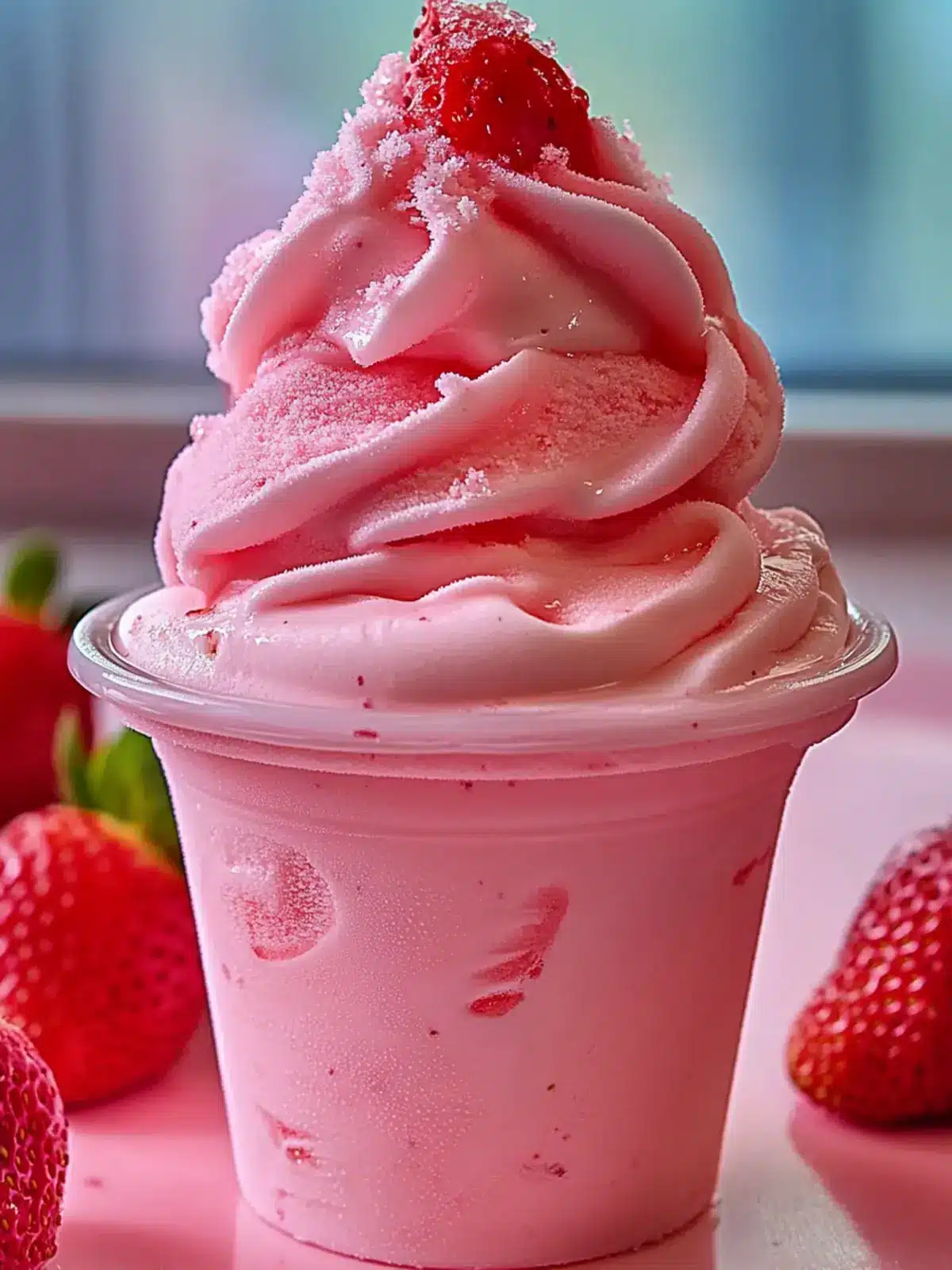 Frozen Strawberry Dole Whip Delight – Your Dairy-Free Escape 4 Frozen Strawberry Dole Whip Delight