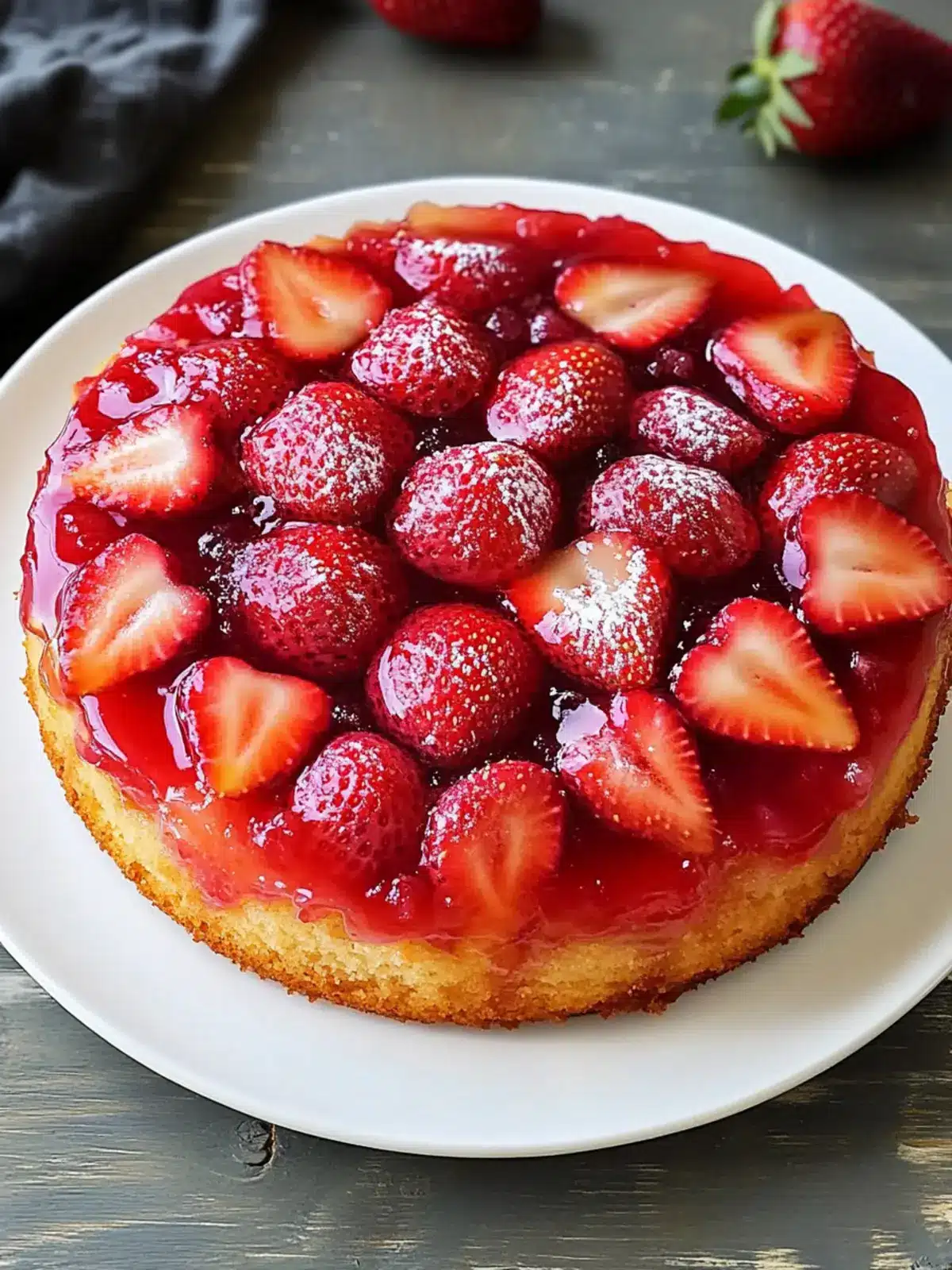 Strawberry Upside Down Cake: Your New Favorite Sweet Treat 3 Strawberry Upside Down Cake
