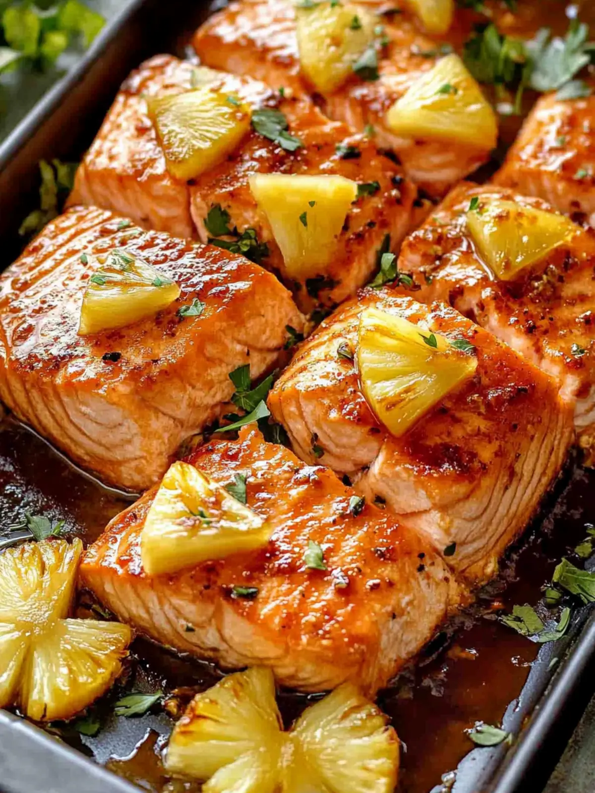 Baked Pineapple Salmon: Quick, Healthy Tropical Delight 2 Baked Pineapple Salmon