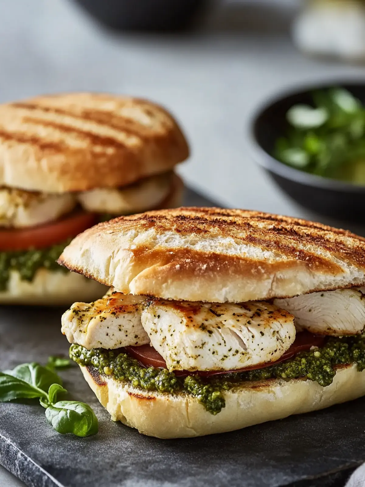 Delicious Chicken Pesto Sandwiches Recipe You’ll Crave Daily 3 Chicken Pesto Sandwiches Recipe