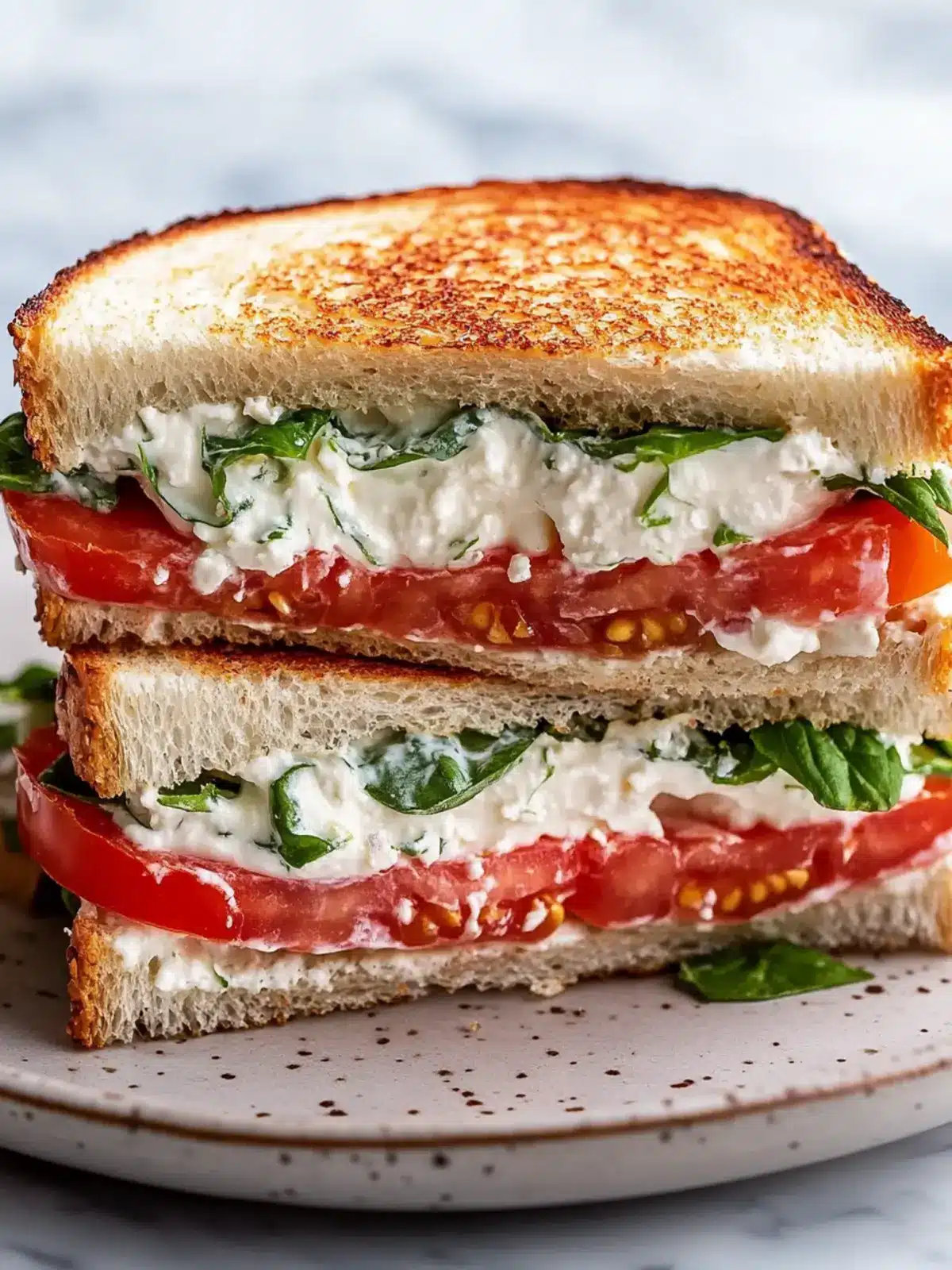 Delicious Summer Tomato Sandwich with Cream Cheese in 10 Minutes 4 SUMMER TOMATO SANDWICH WITH CREAM CHEESE
