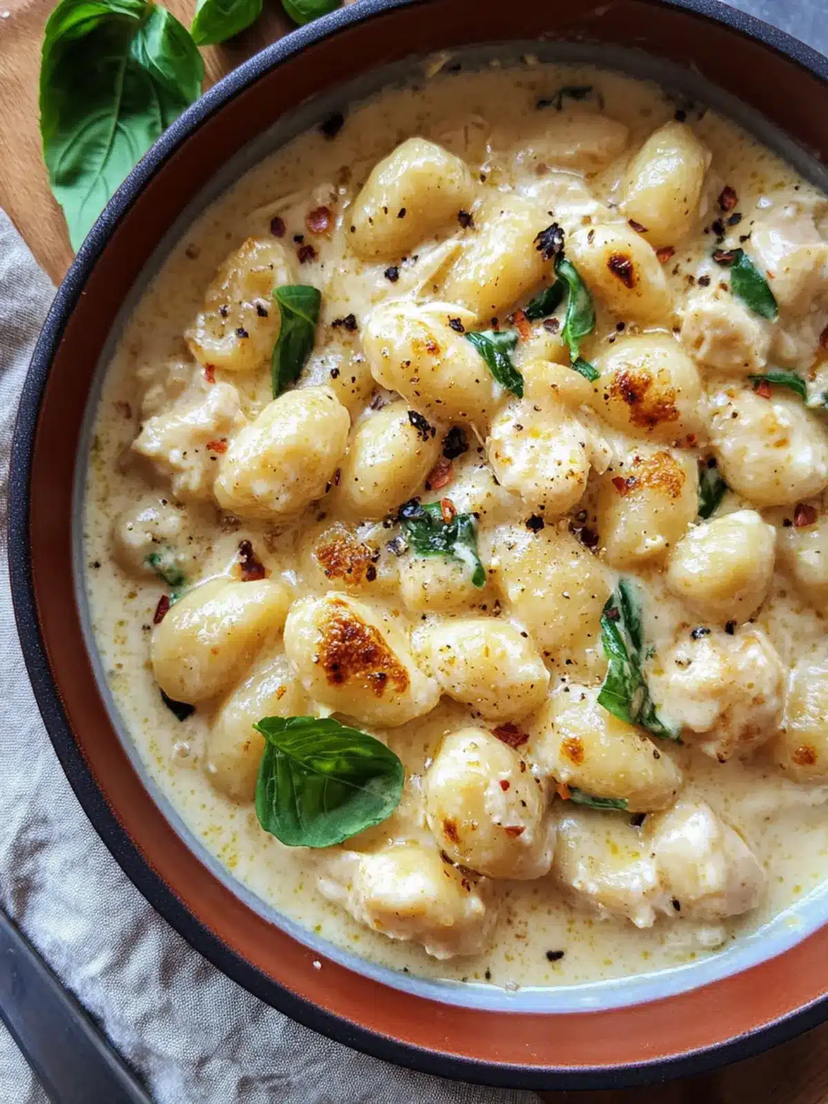 Chicken Alfredo Gnocchi