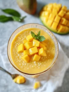 Mango Sago Bliss: Easy, Refreshing Summer Dessert Delight 6 Mango Sago