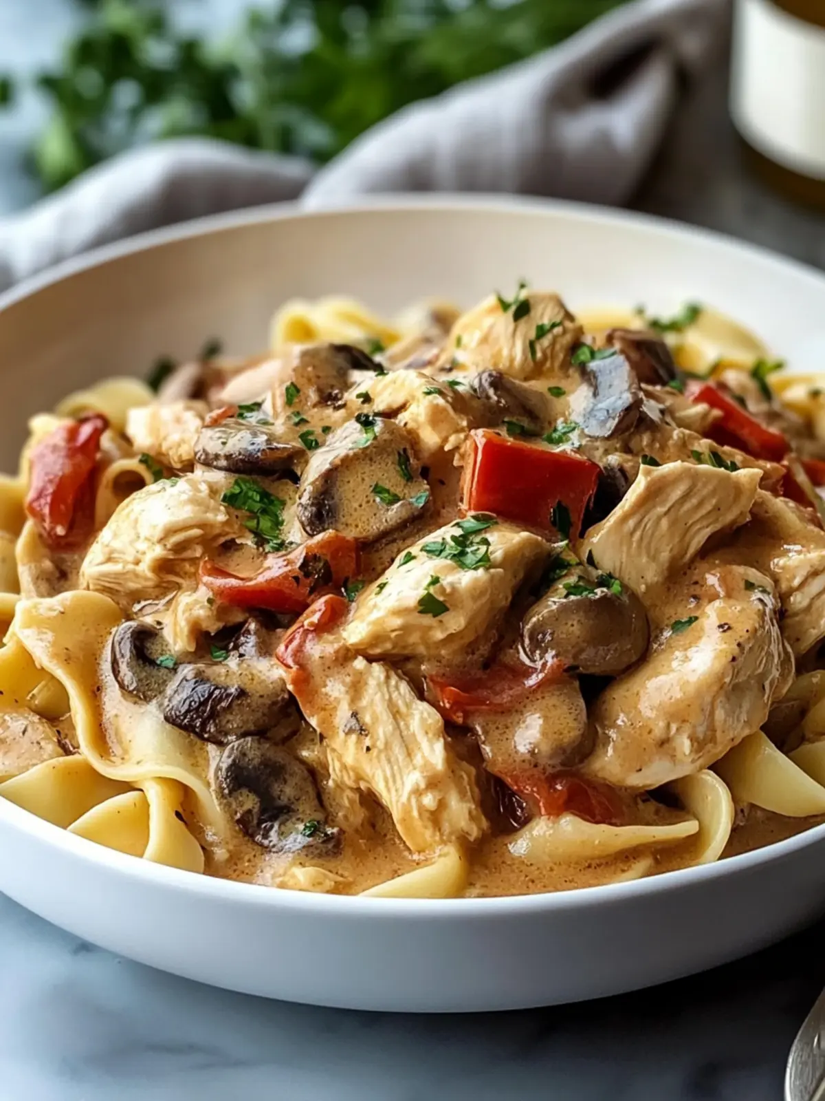 Delicious Chicken Stroganoff with Sweet Paprika Magic 4 Delicious Chicken Stroganoff