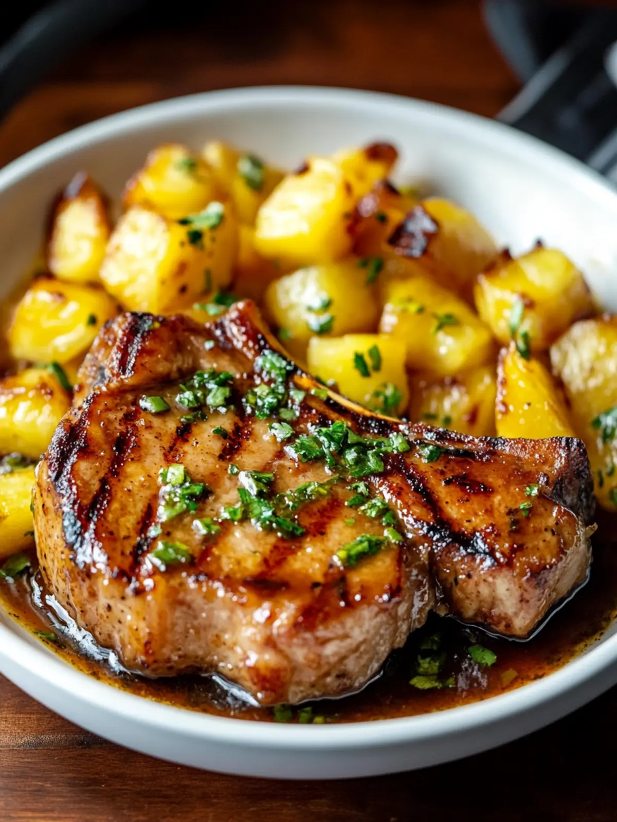 Skillet Pineapple Ginger Pork Chops for a Quick Tropical Feast 4 Skillet Pineapple Ginger Pork Chops