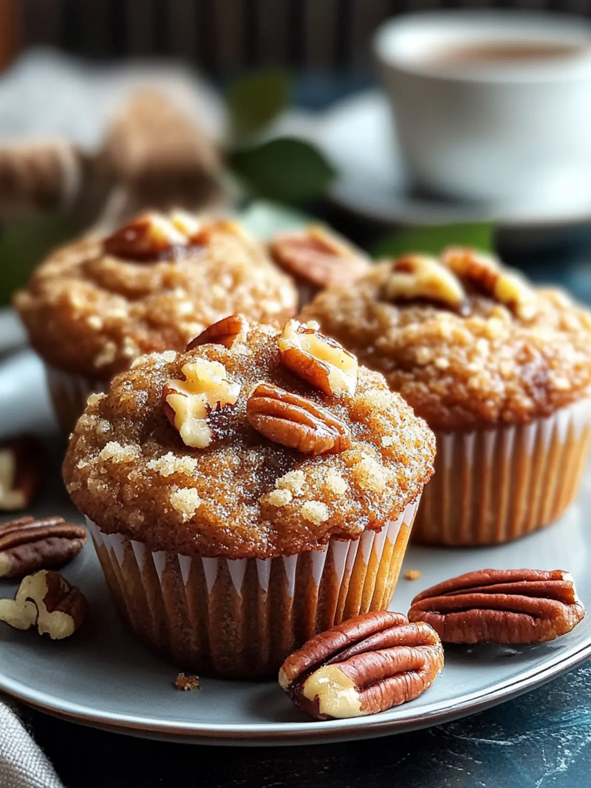 Pecan Pie Brown Sugar Muffins to Brighten Your Mornings 4 Pecan Pie Brown Sugar Muffins That Will Brighten Your Mornings
