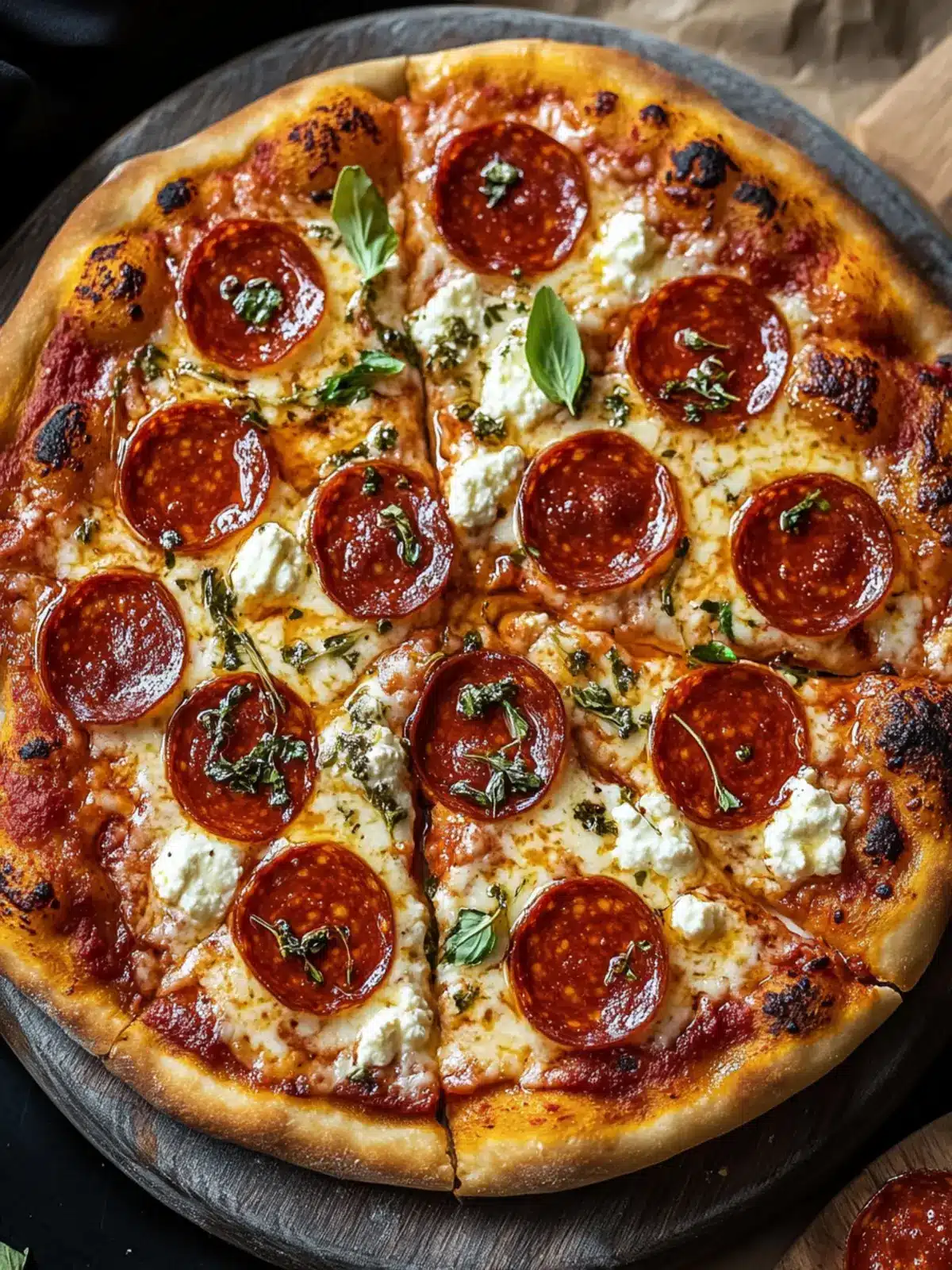 Hot Honey Pepperoni Pizza with Ricotta for Epic Flavor Explosion 5 Hot Honey Pepperoni Pizza with Ricotta