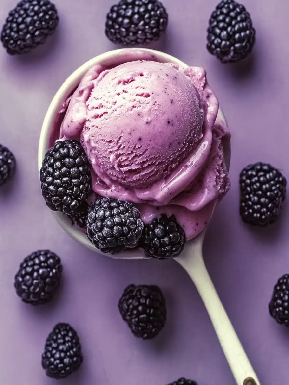 Homemade Fresh Blackberry Ice Cream for Summer Bliss 3 Fresh Blackberry Ice Cream