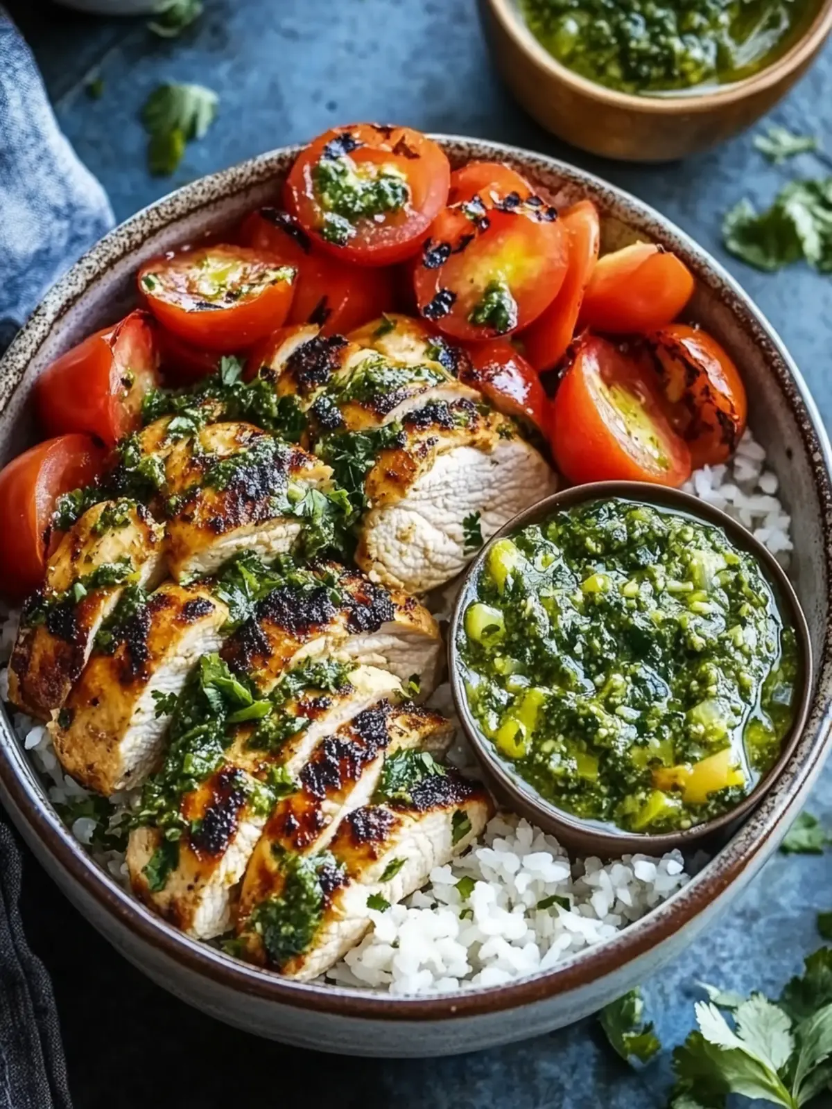 Chimichurri Chicken Bowls with Garlic Sauce: Zesty & Fresh Delight 5 Chimichurri Chicken Bowls with Garlic Sauce